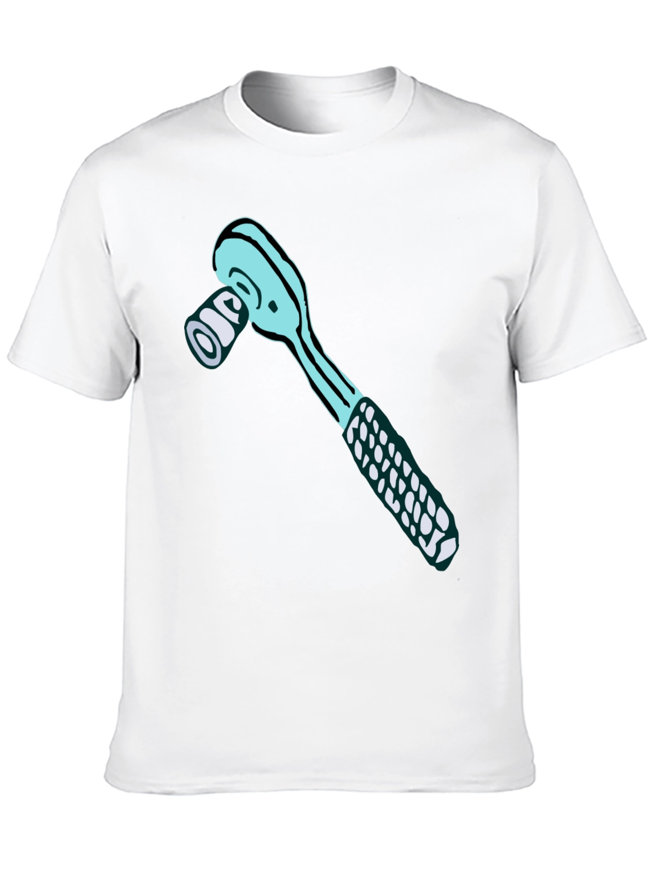 Ratchet Wrench Graphic Tee - Mechanic Humor Shirt