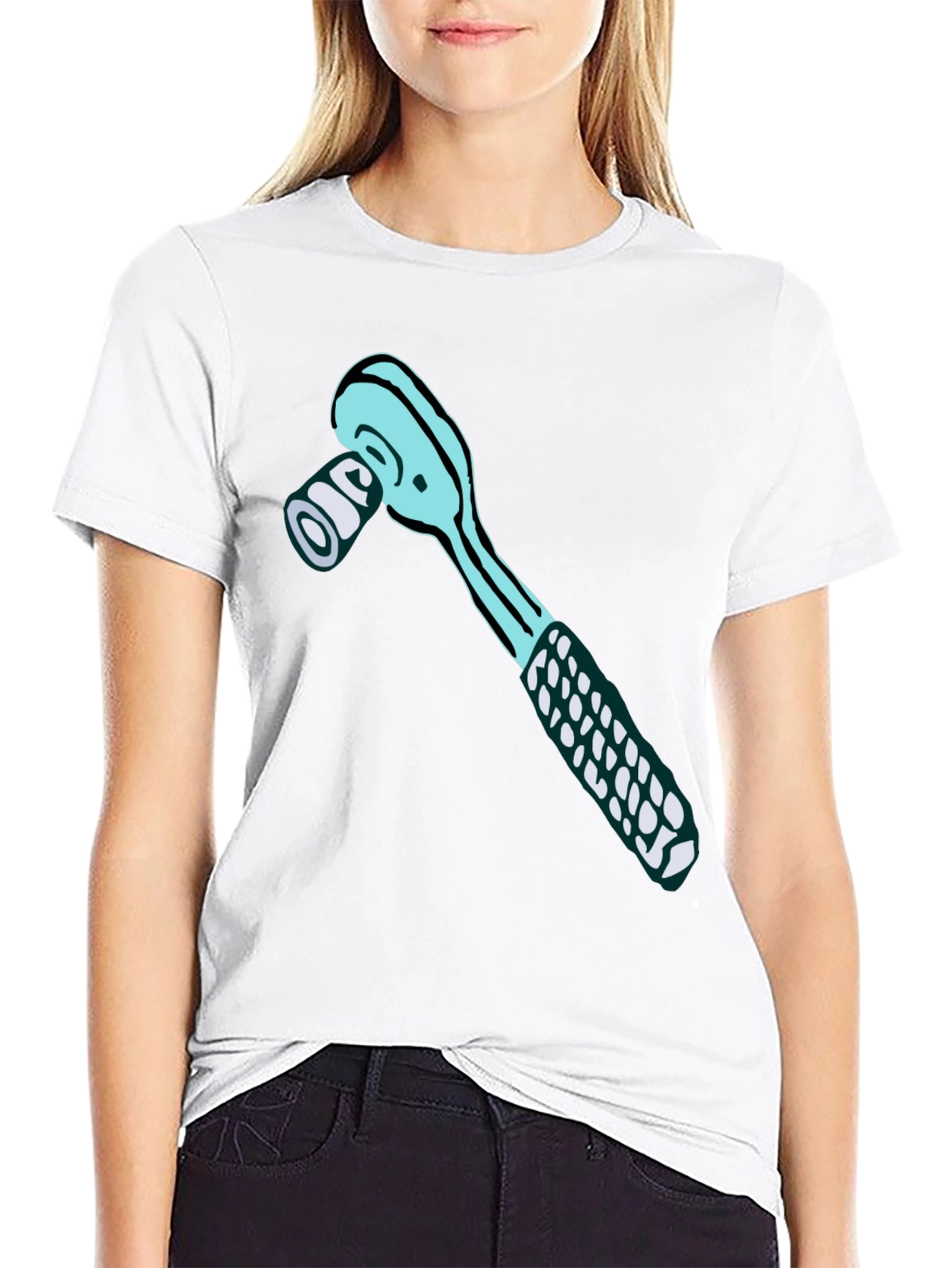 Ratchet Wrench Graphic Tee - Mechanic Humor Shirt