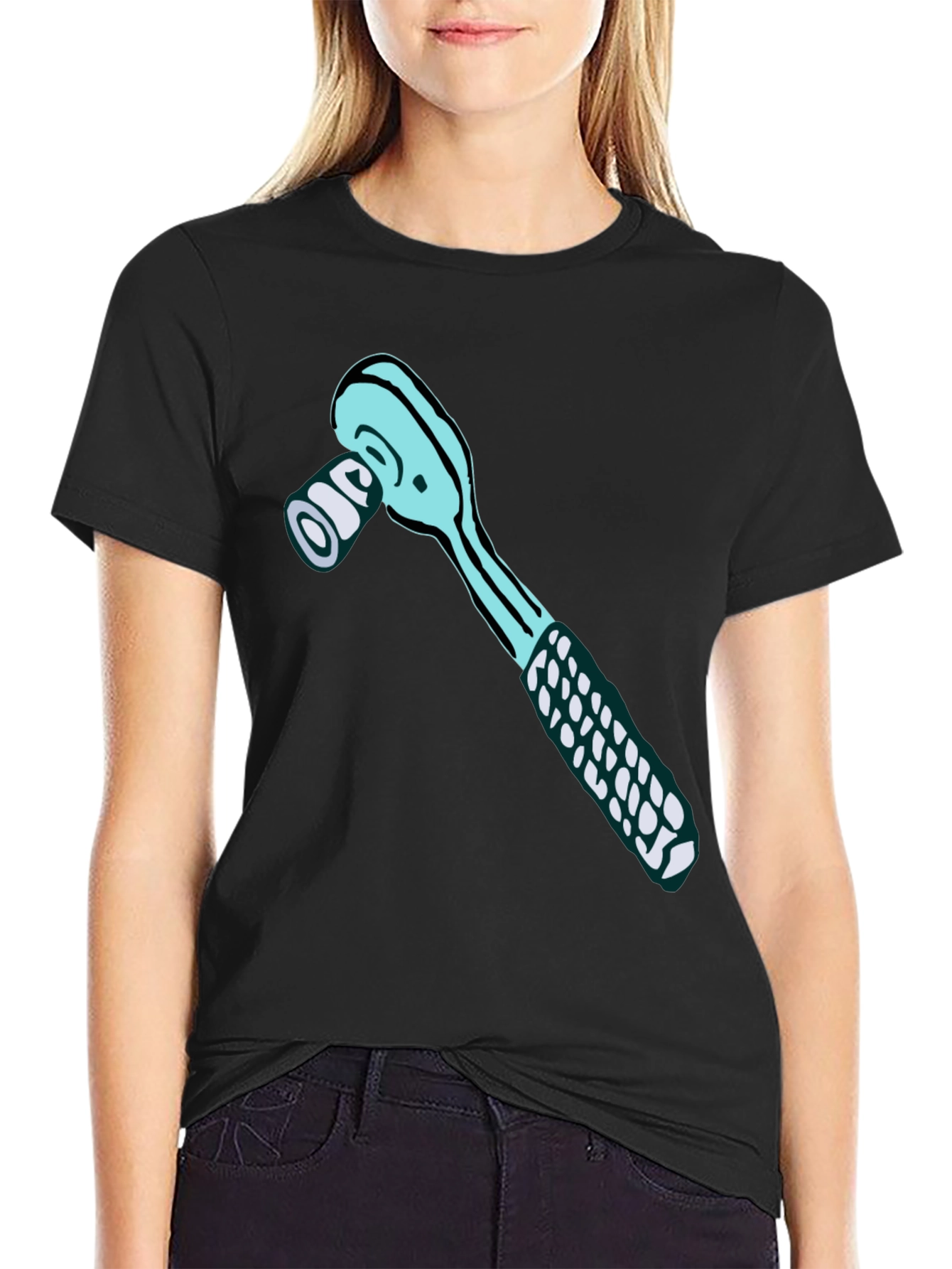 Ratchet Wrench Graphic Tee - Mechanic Humor Shirt
