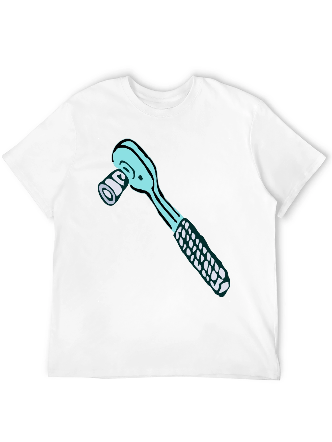 Ratchet Wrench Graphic Tee - Mechanic Humor Shirt