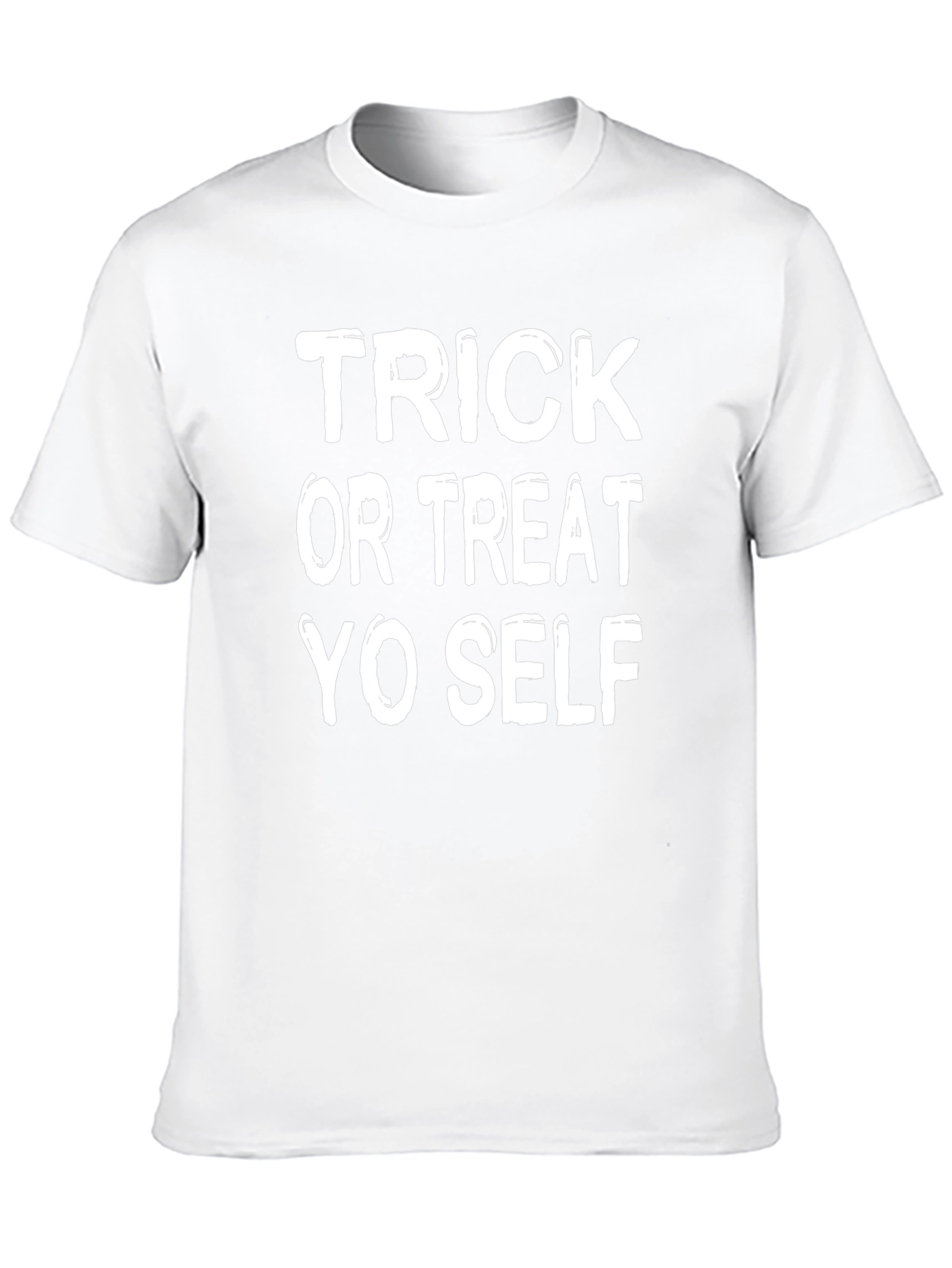 Trick or Treat Yo Self Black T-Shirt