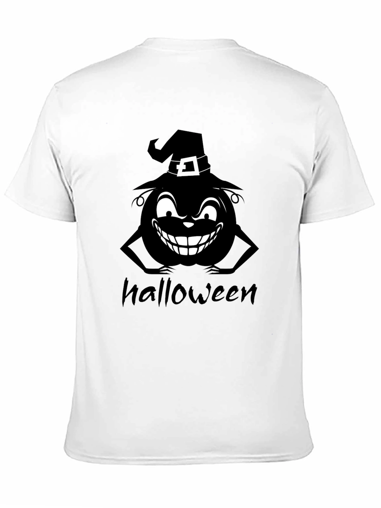 Halloween Pumpkin Witch Graphic T-Shirt