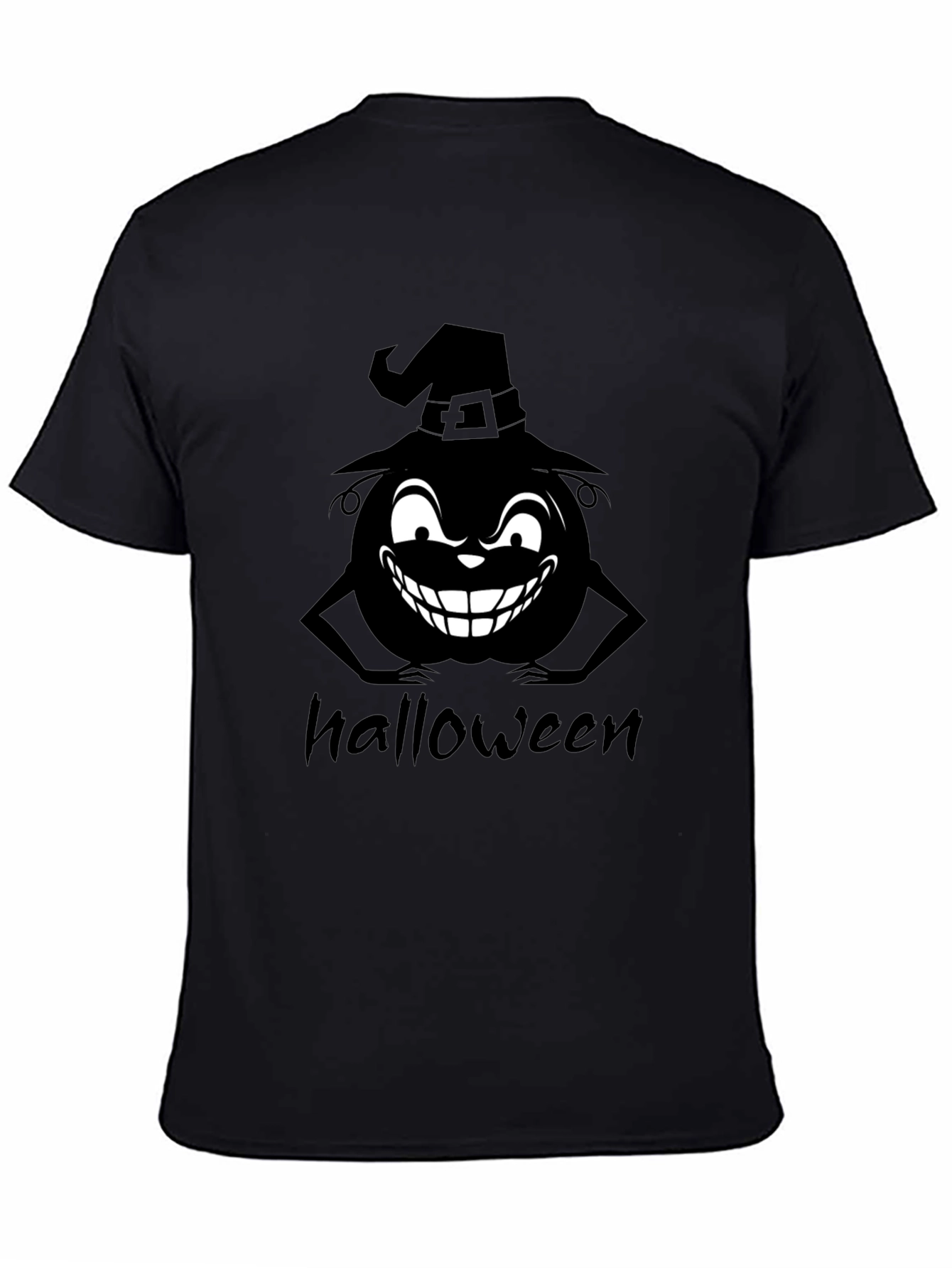 Halloween Pumpkin Witch Graphic T-Shirt