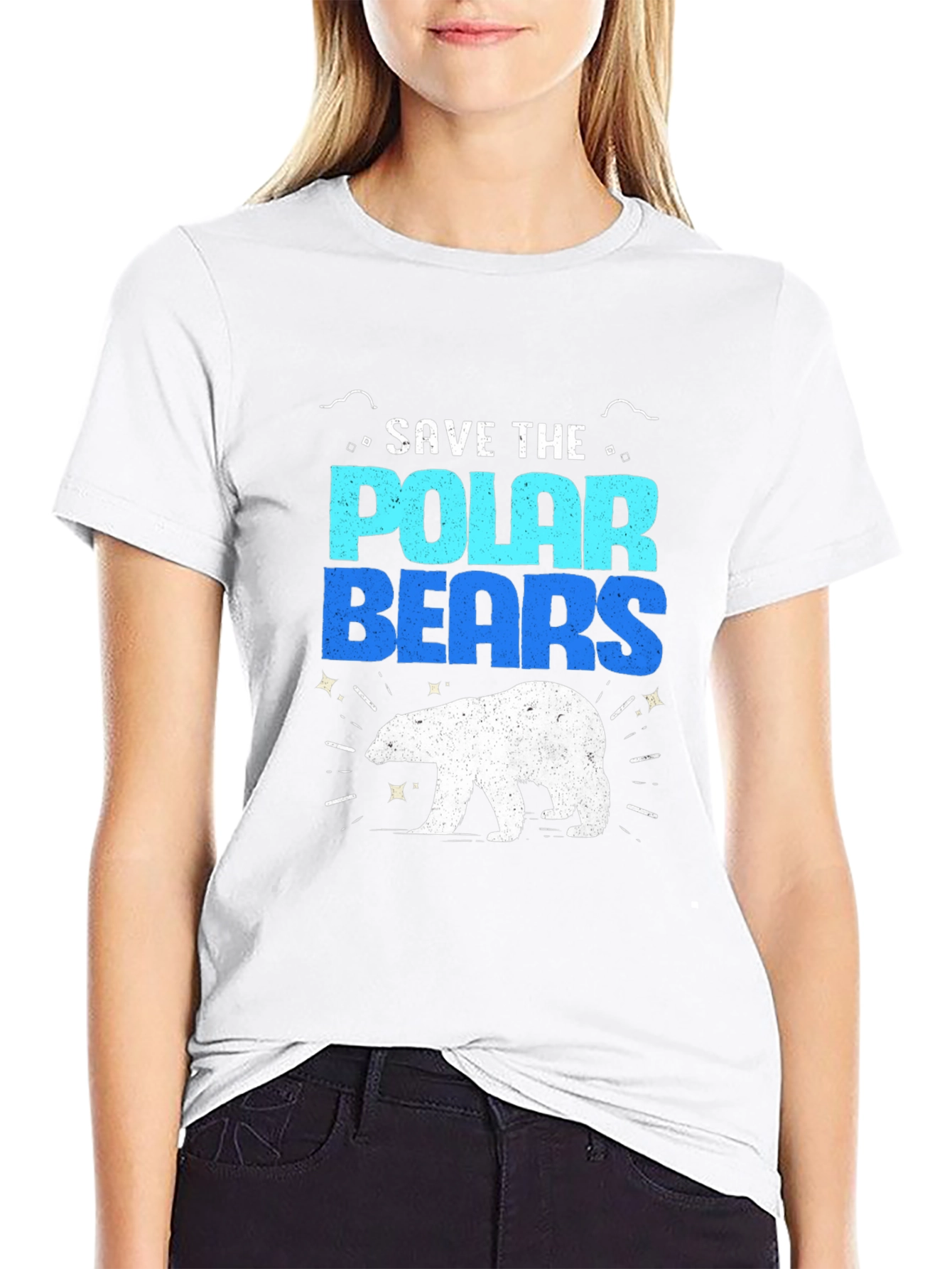 Save the Polar Bears Graphic T-Shirt