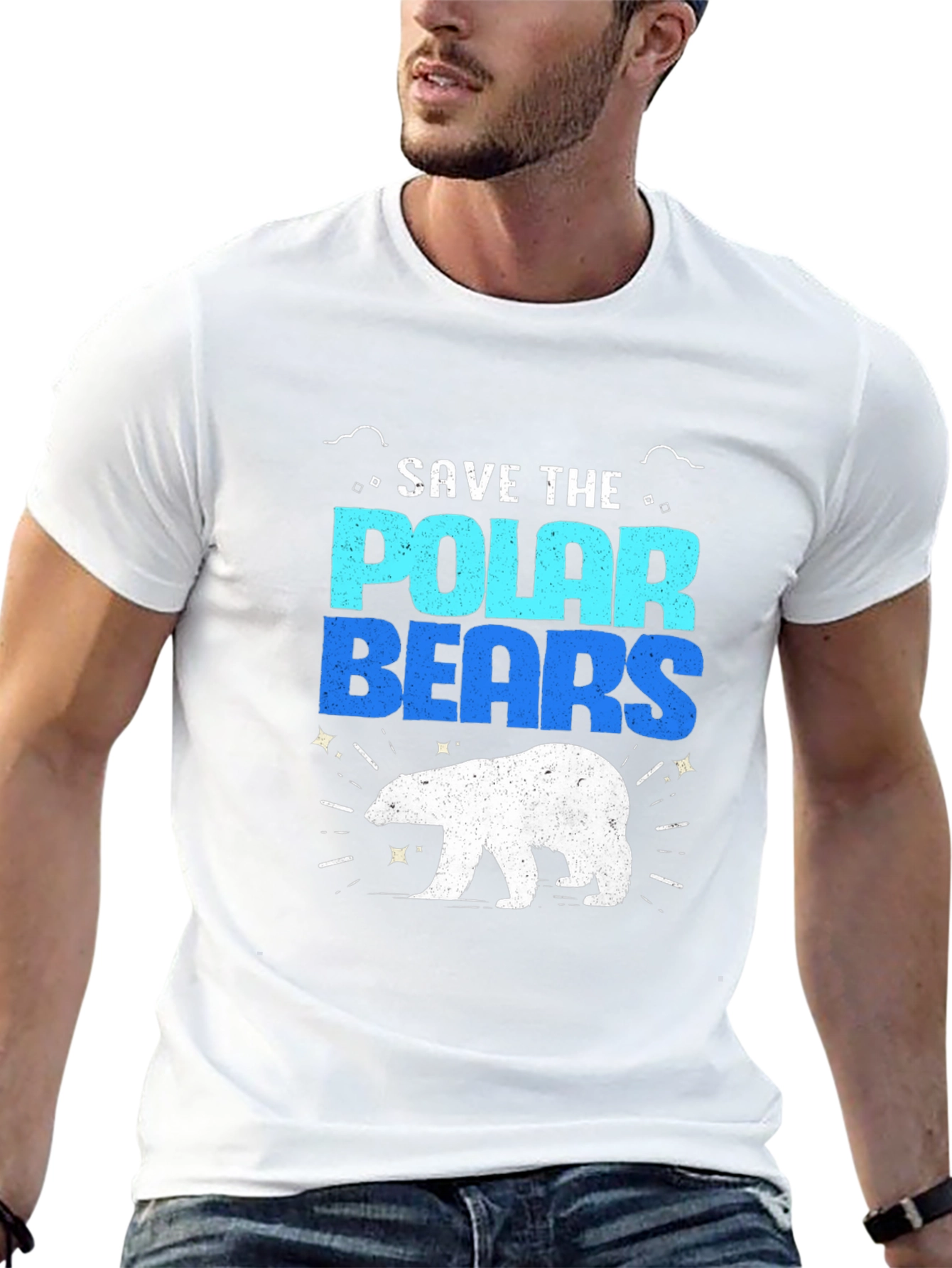 Save the Polar Bears Graphic T-Shirt