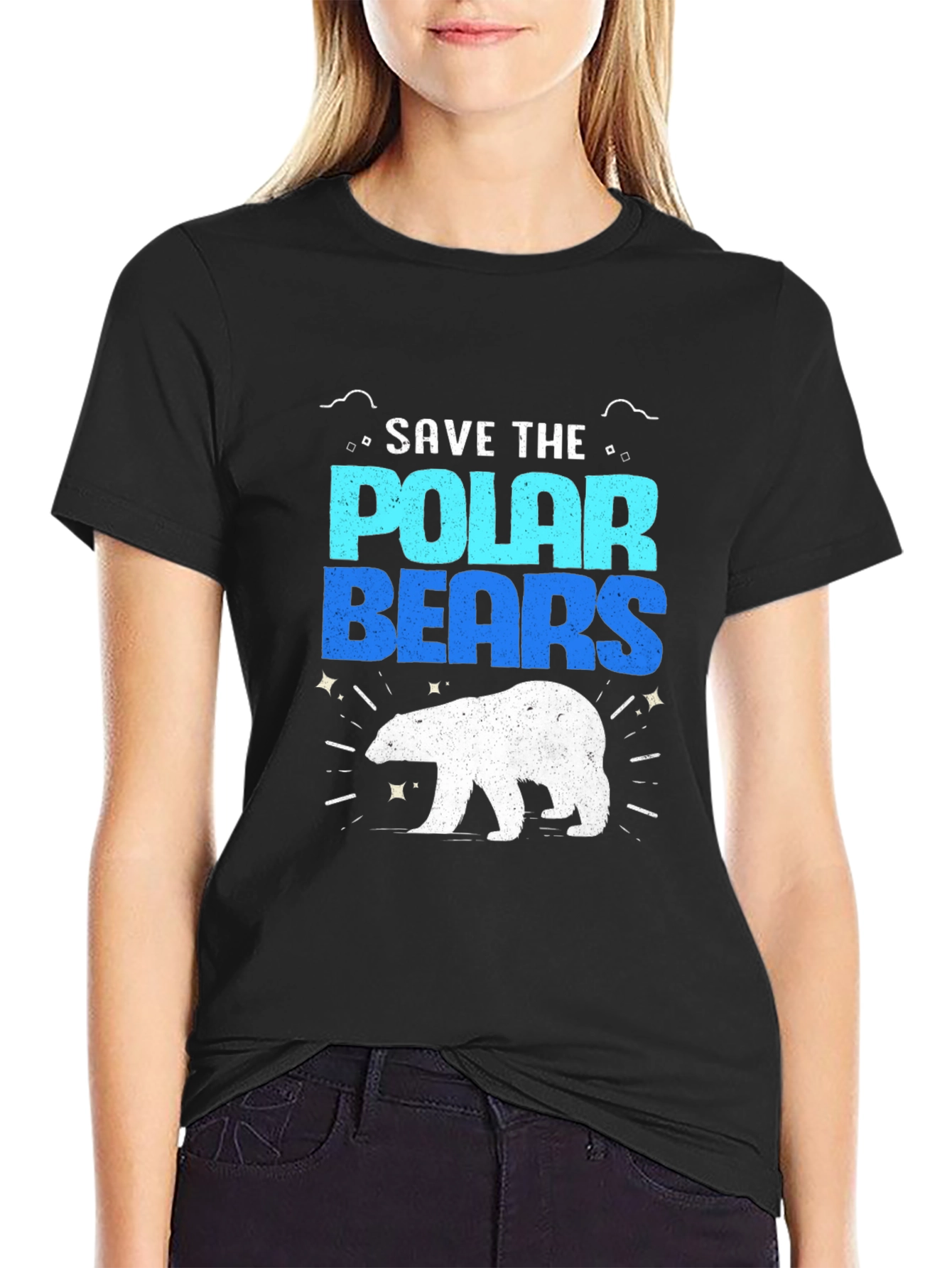 Save the Polar Bears Graphic T-Shirt