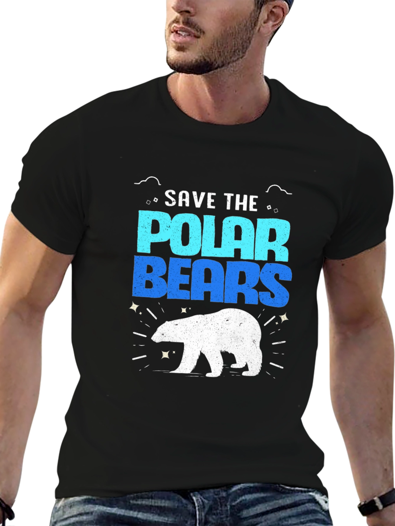 Save the Polar Bears Graphic T-Shirt