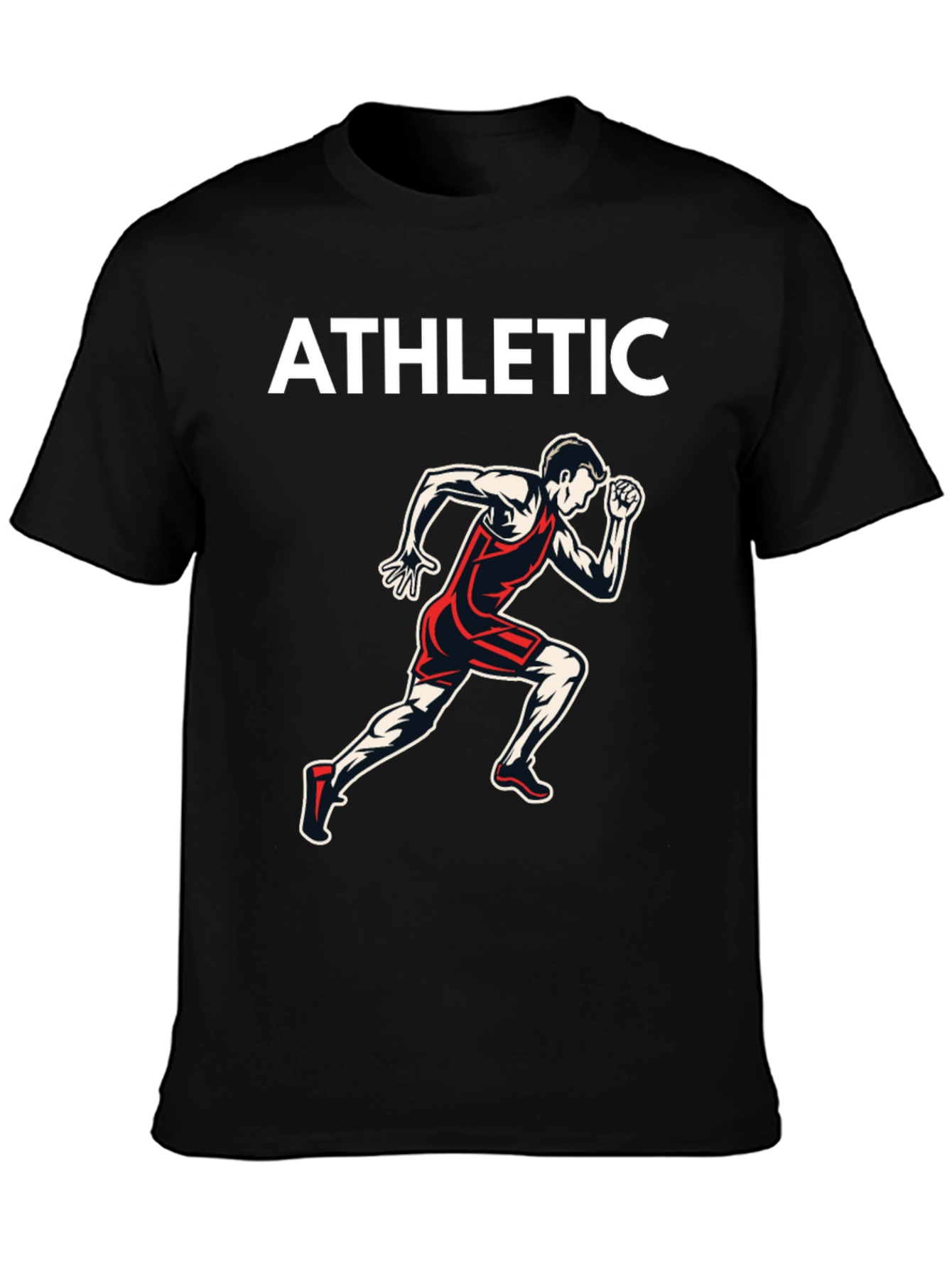 Athletic Runner Graphic T-Shirt