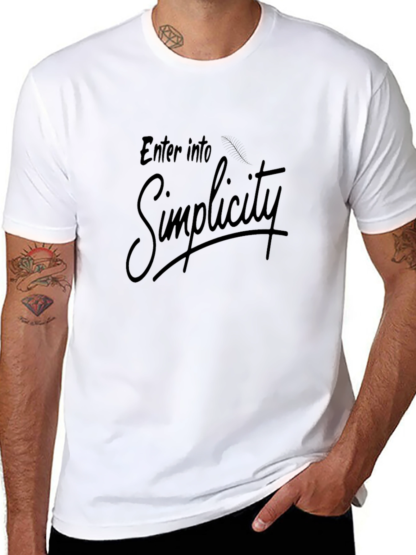 Simplicity Graphic Tee - Stylish Everyday Wear