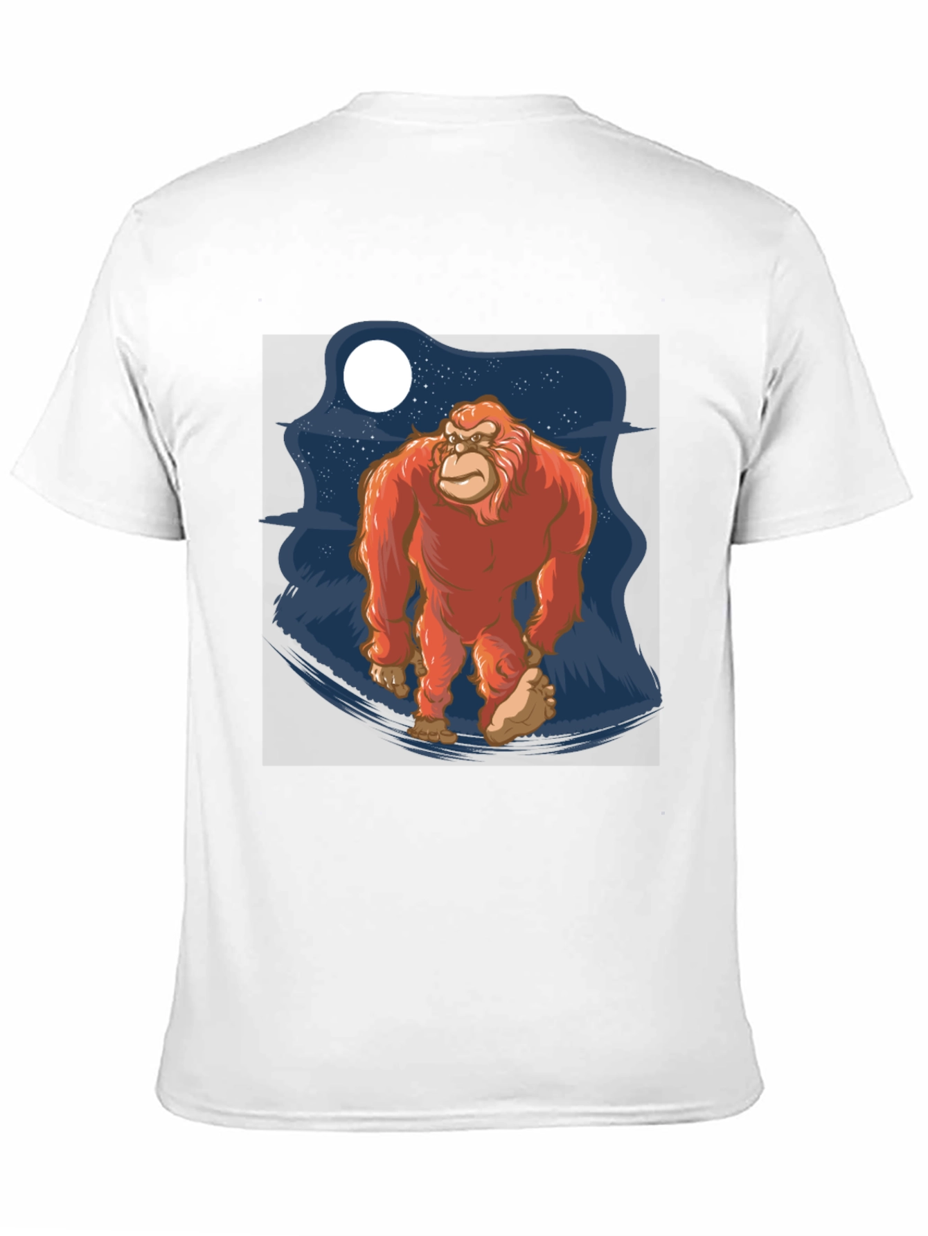 Bigfoot T-Shirt - Sasquatch Moon Graphic Tee