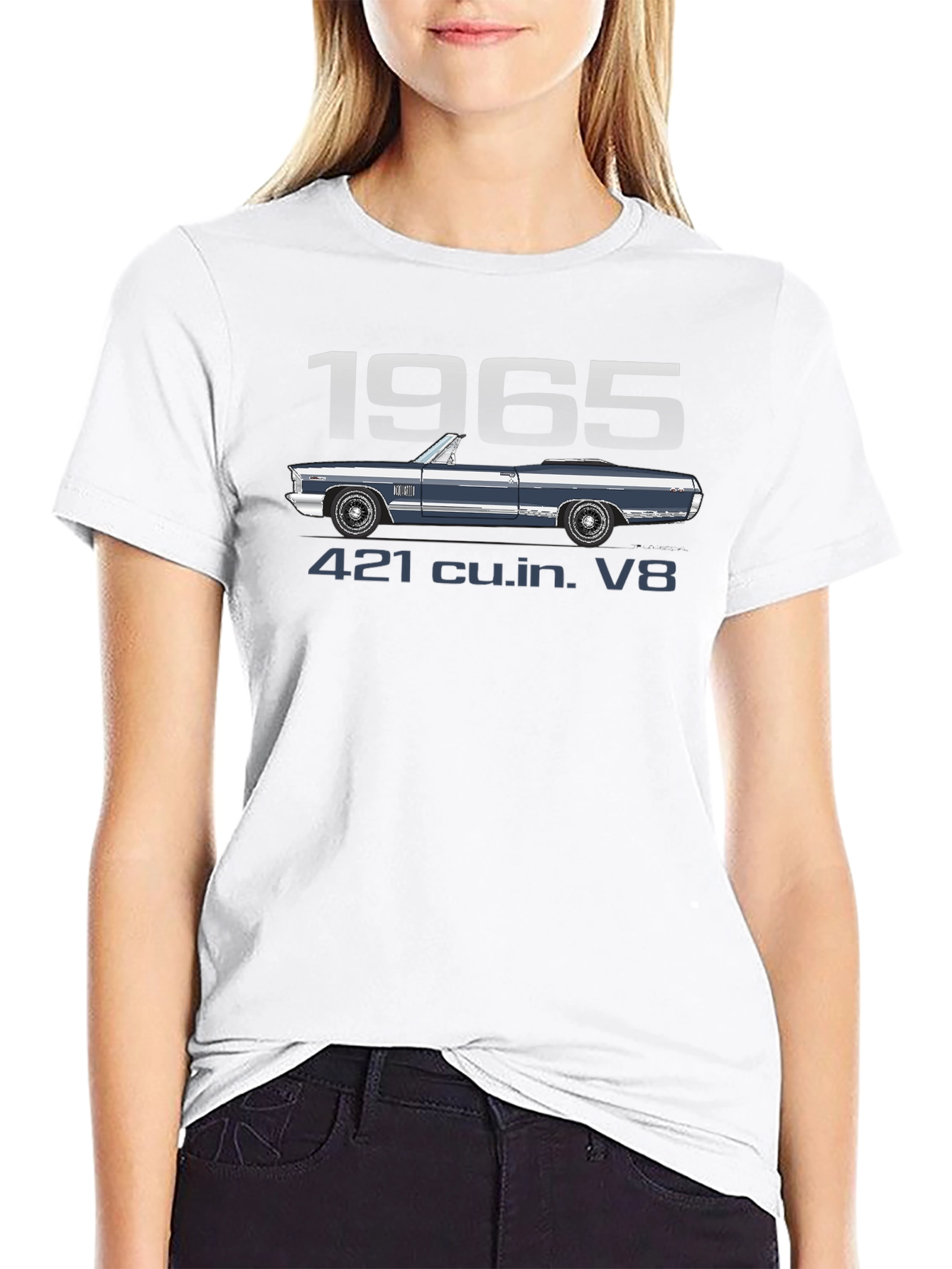 1965 Classic Car T-Shirt - 421 cu.in. V8 Engine