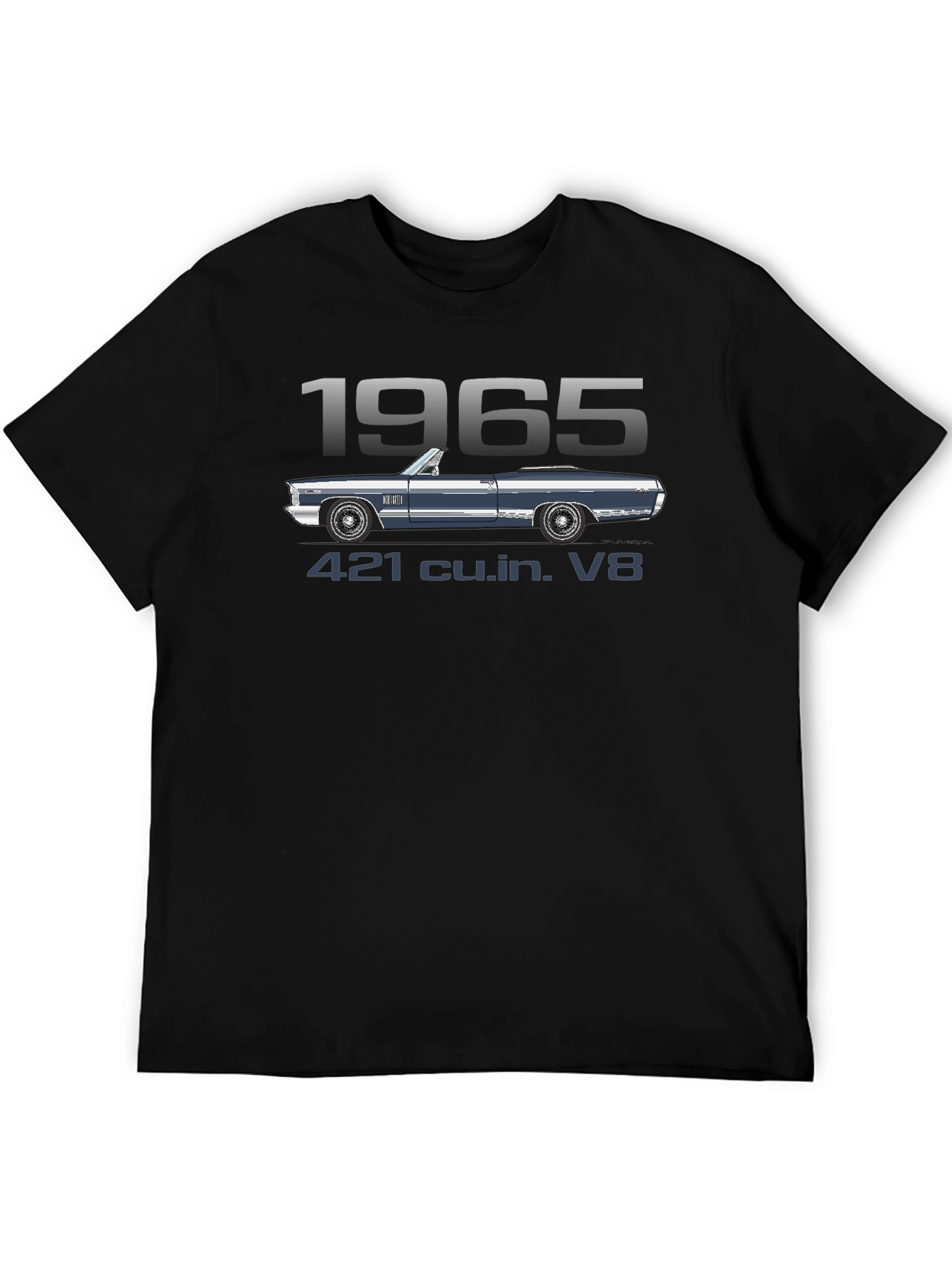 1965 Classic Car T-Shirt - 421 cu.in. V8 Engine