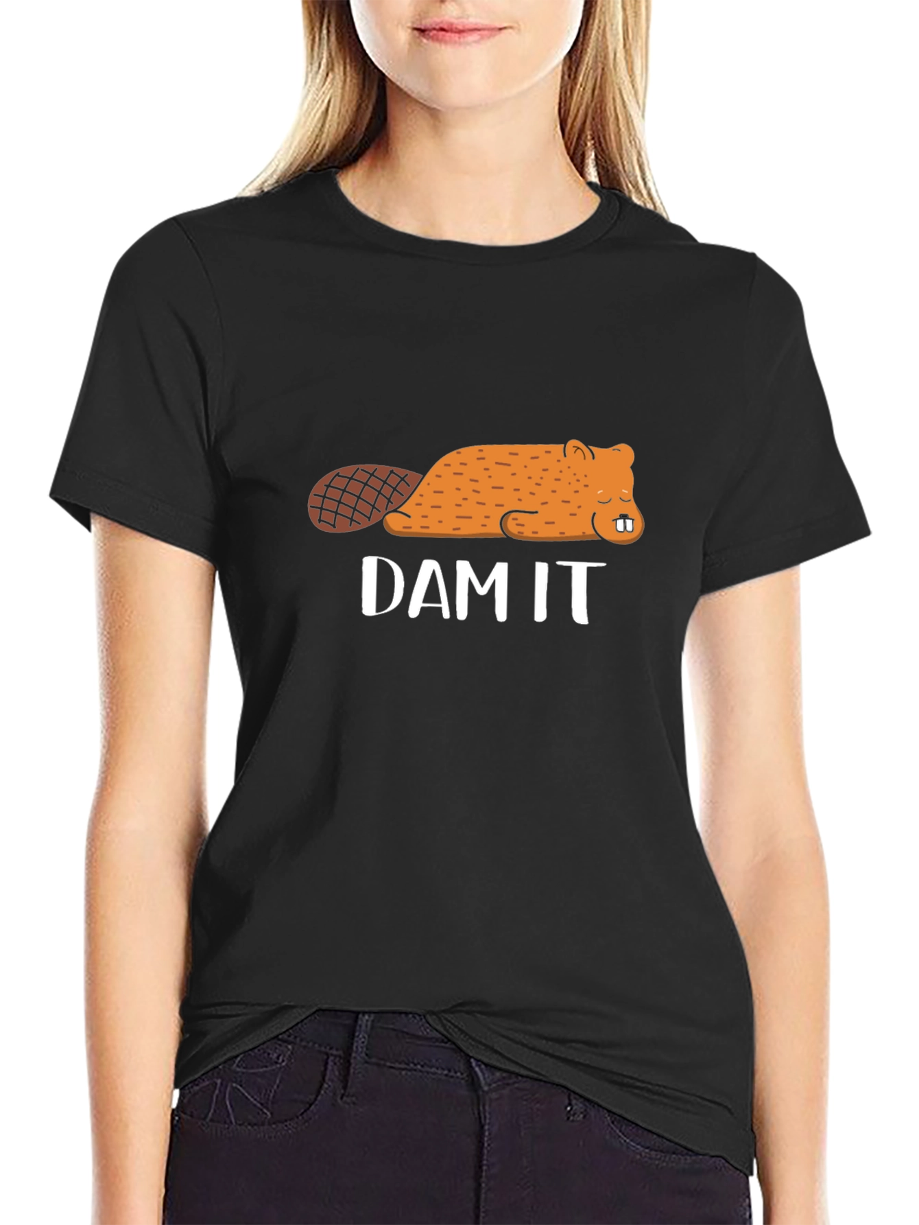 Dam It Beaver Graphic T-Shirt