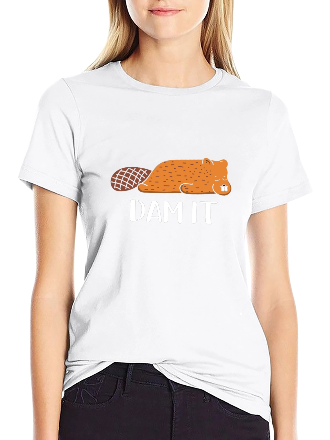 Dam It Beaver Graphic T-Shirt