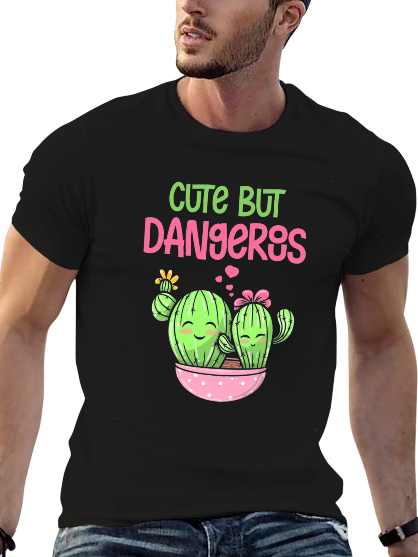 Cute But Dangerous Cactus Graphic Tee