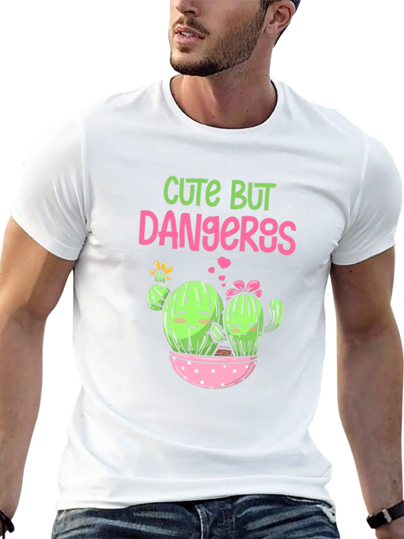 Cute But Dangerous Cactus Graphic Tee