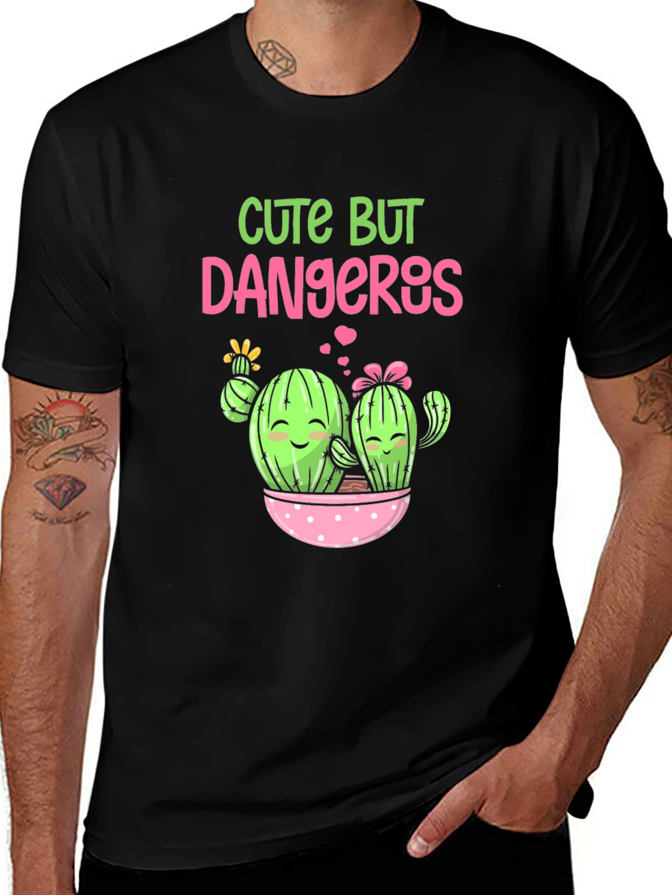 Cute But Dangerous Cactus Graphic Tee