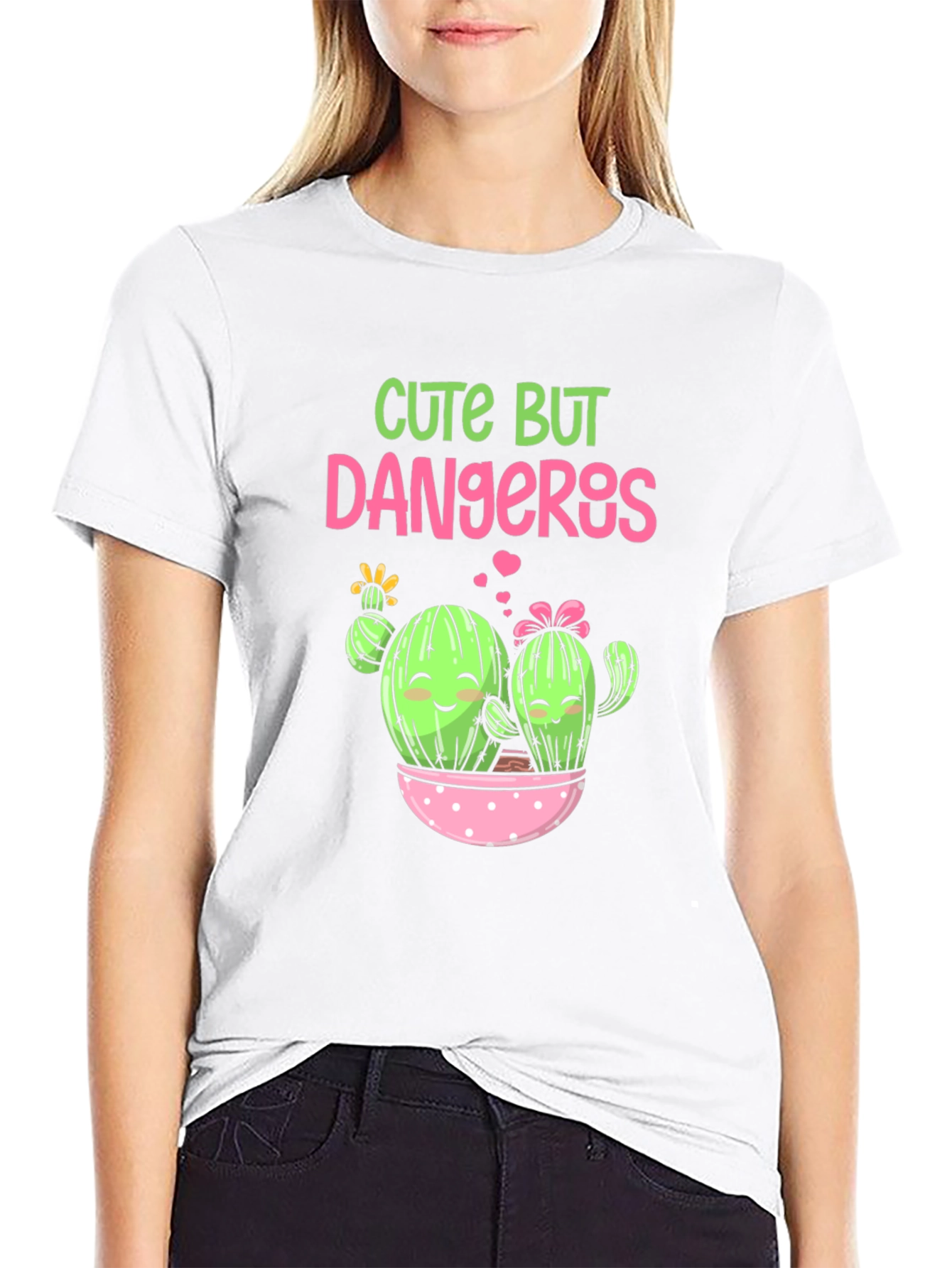 Cute But Dangerous Cactus Graphic Tee