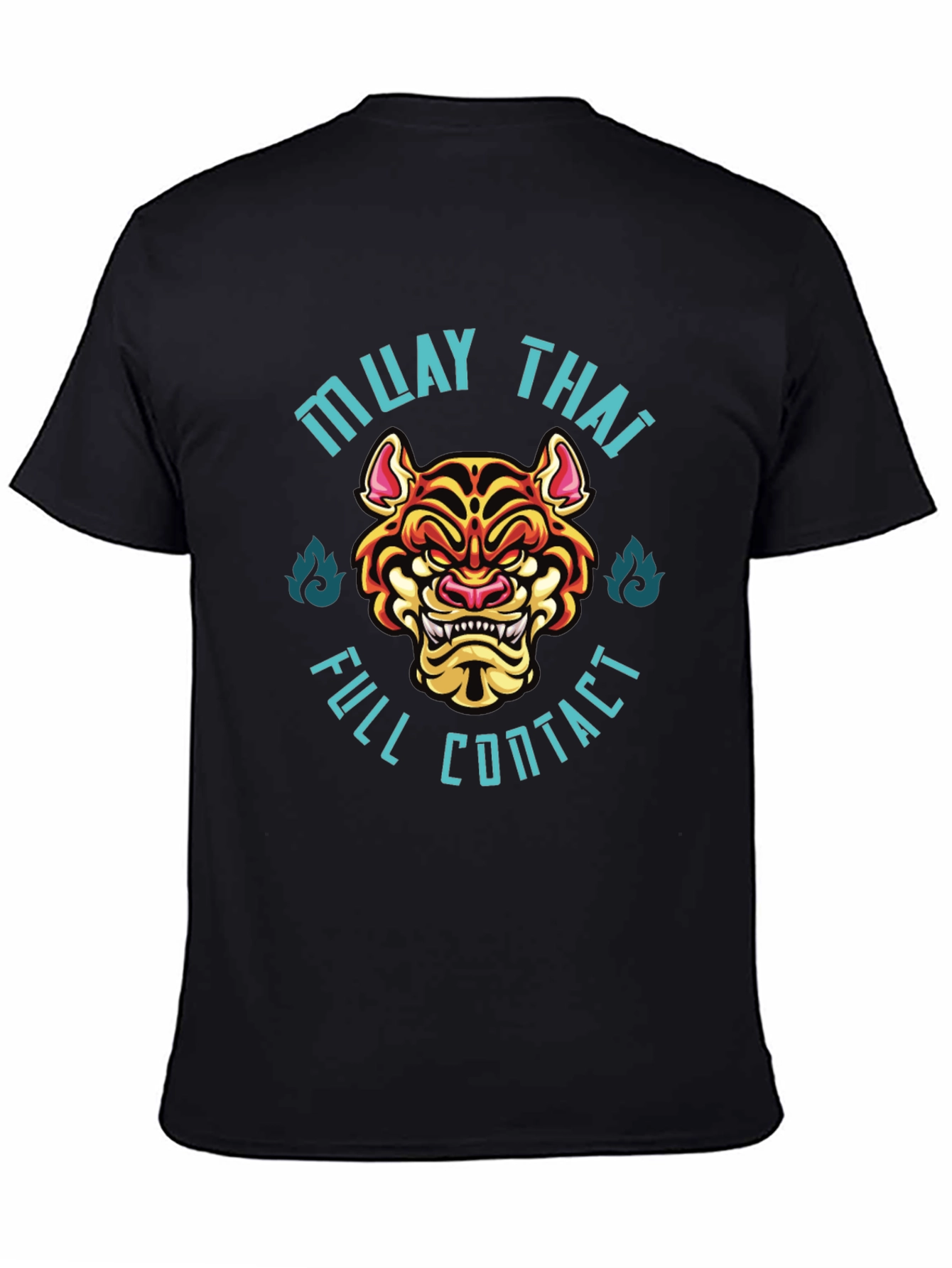 Muay Thai Full Contact T-Shirt - Black