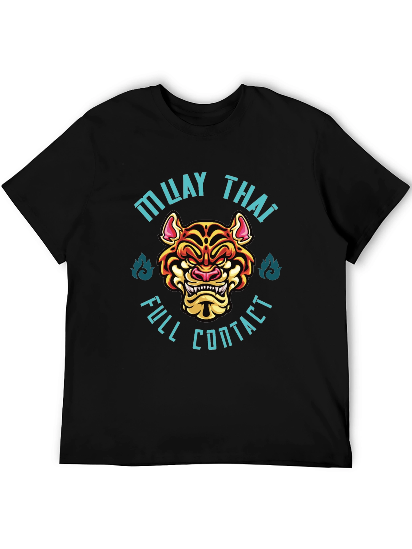 Muay Thai Full Contact T-Shirt - Black