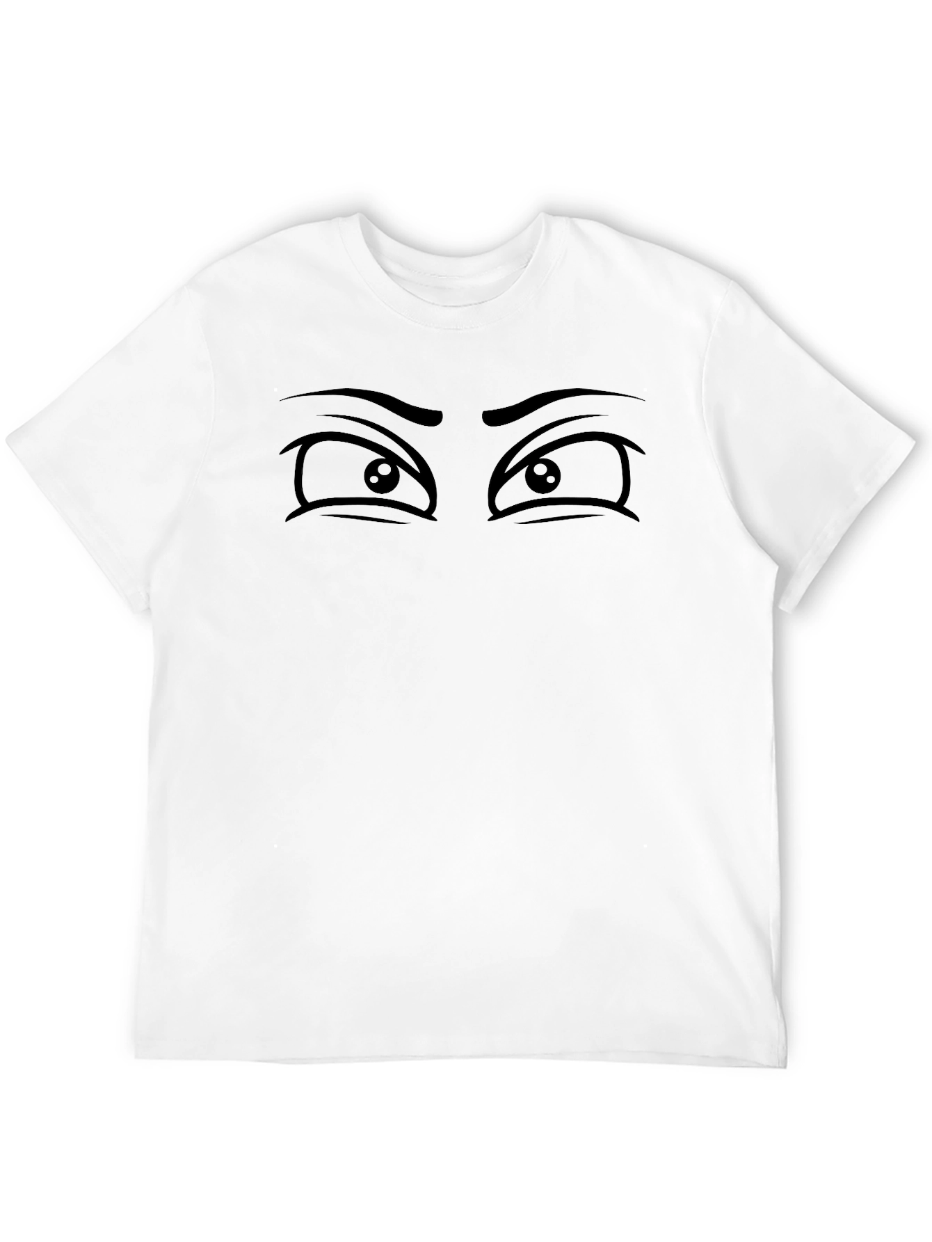 Expressive Eyes Graphic Tee - Unisex Soft Cotton Shirt