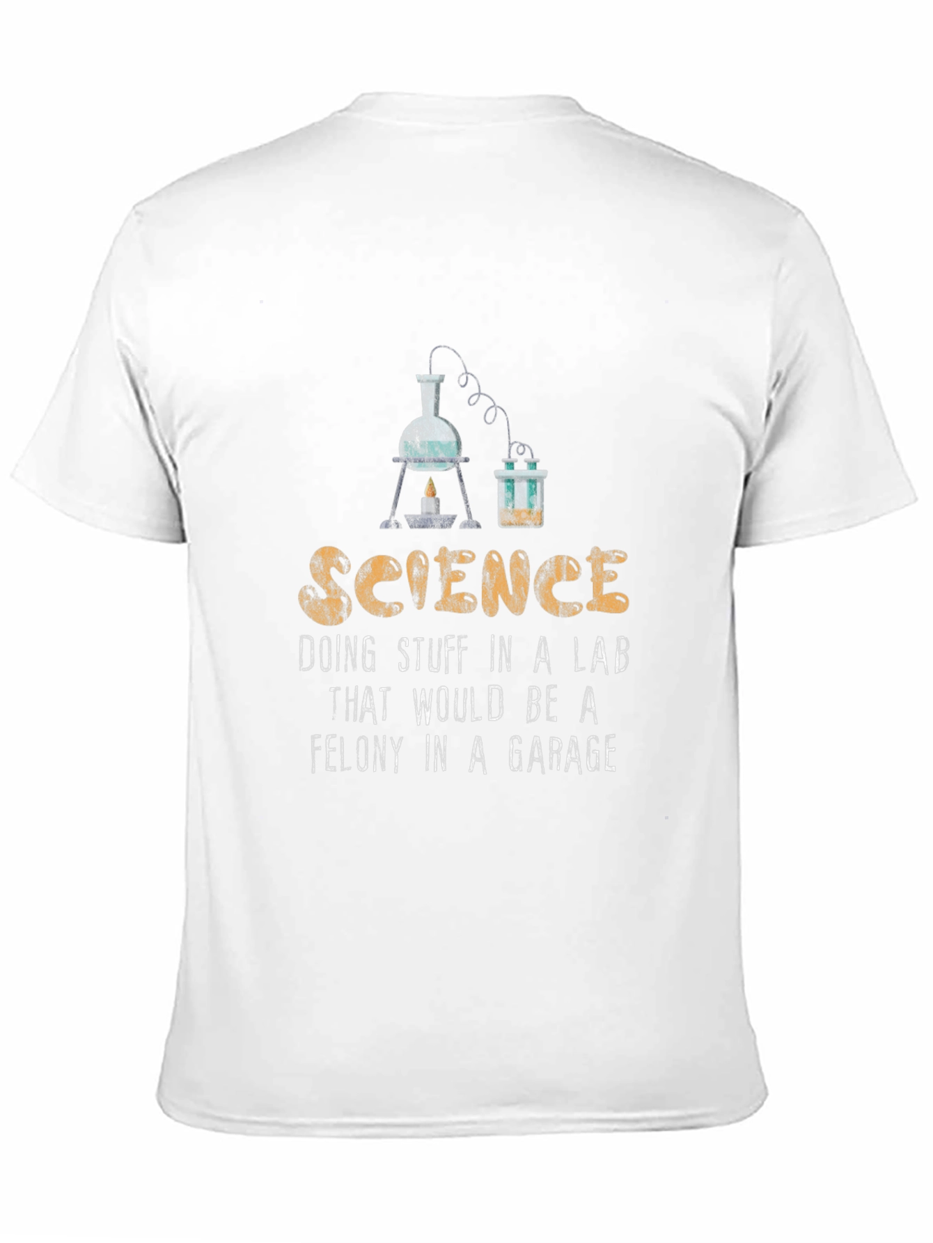 Science Lab Humor T-Shirt - Black