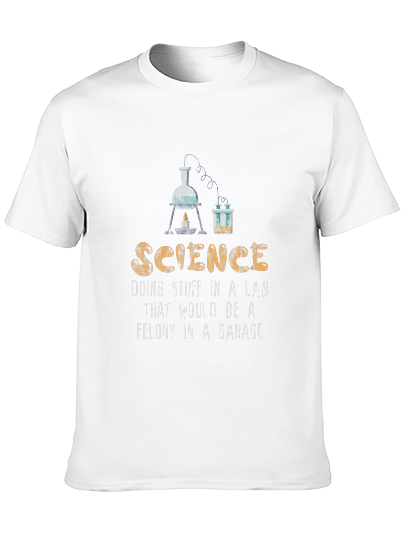 Science Lab Humor T-Shirt - Black