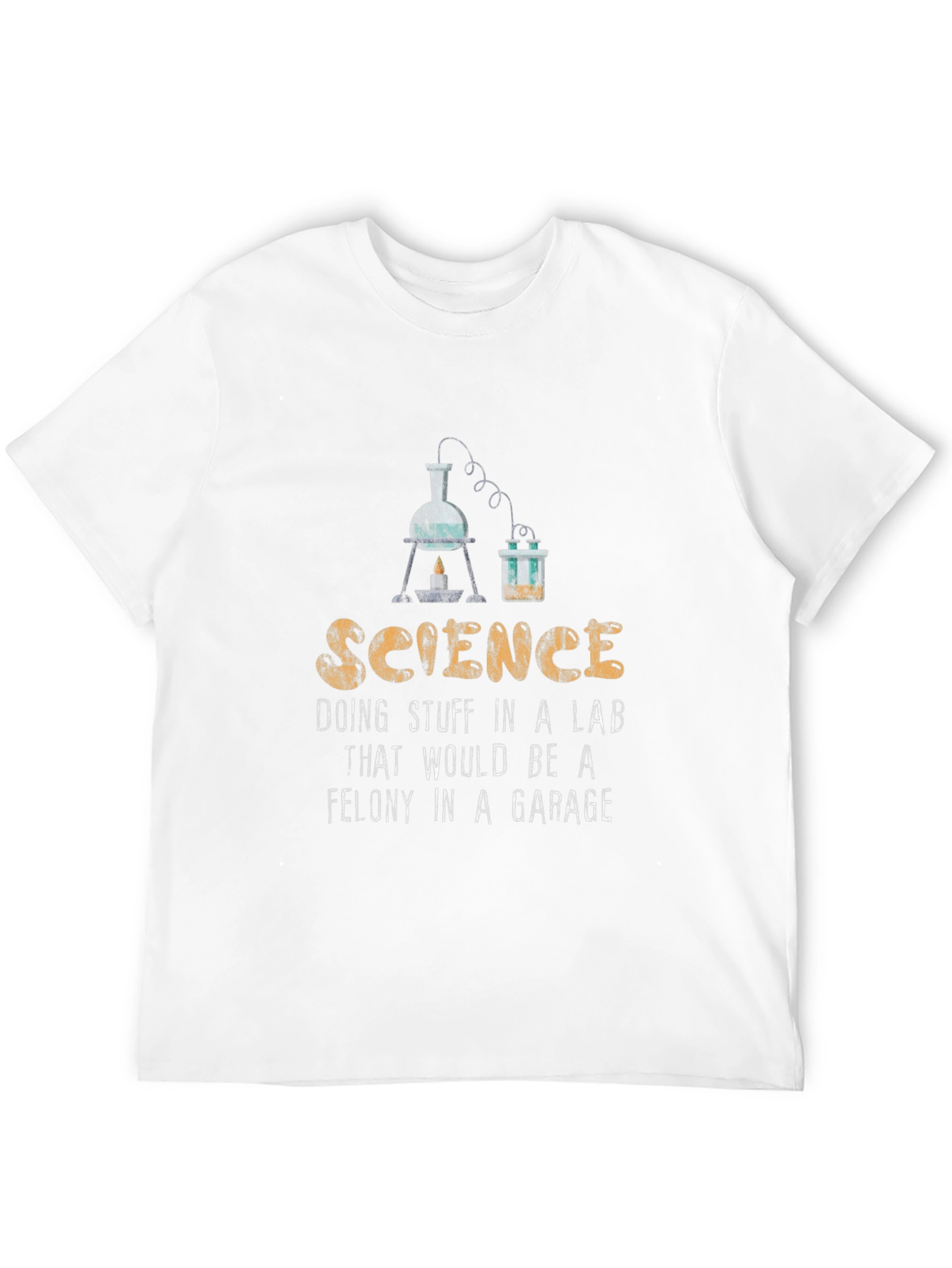 Science Lab Humor T-Shirt - Black