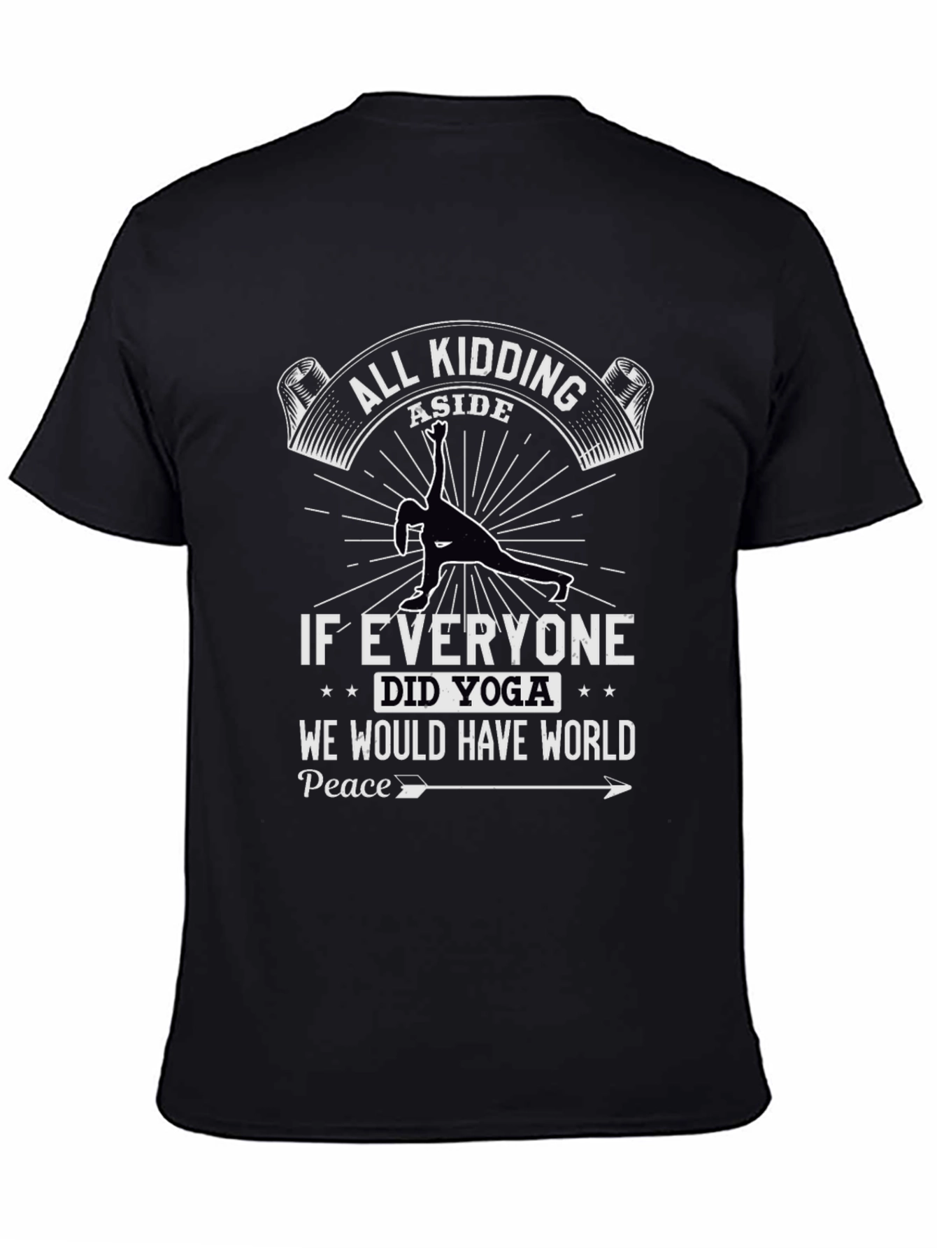 Yoga World Peace Graphic Tee