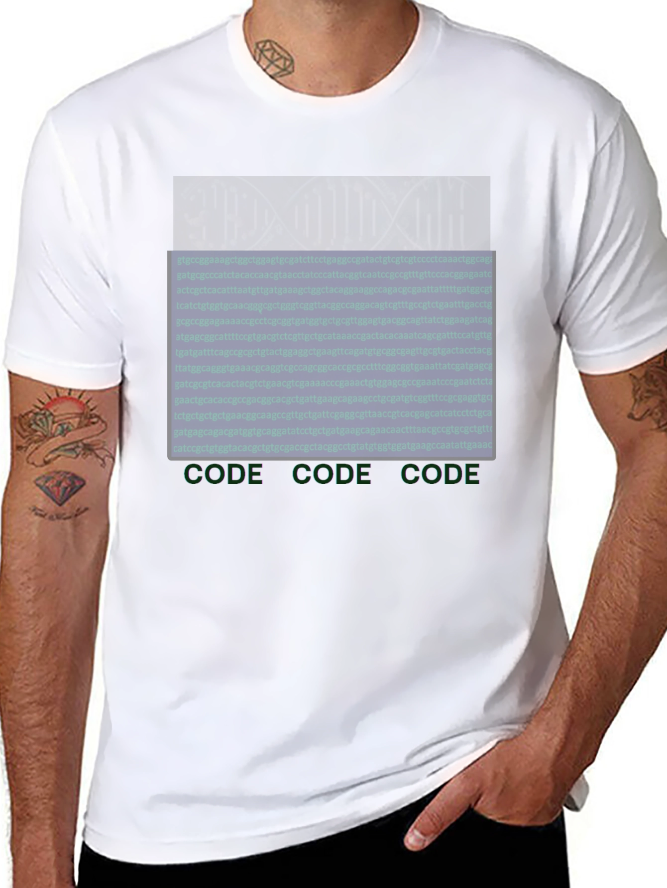 Code DNA Graphic Tee - Programmer Shirt