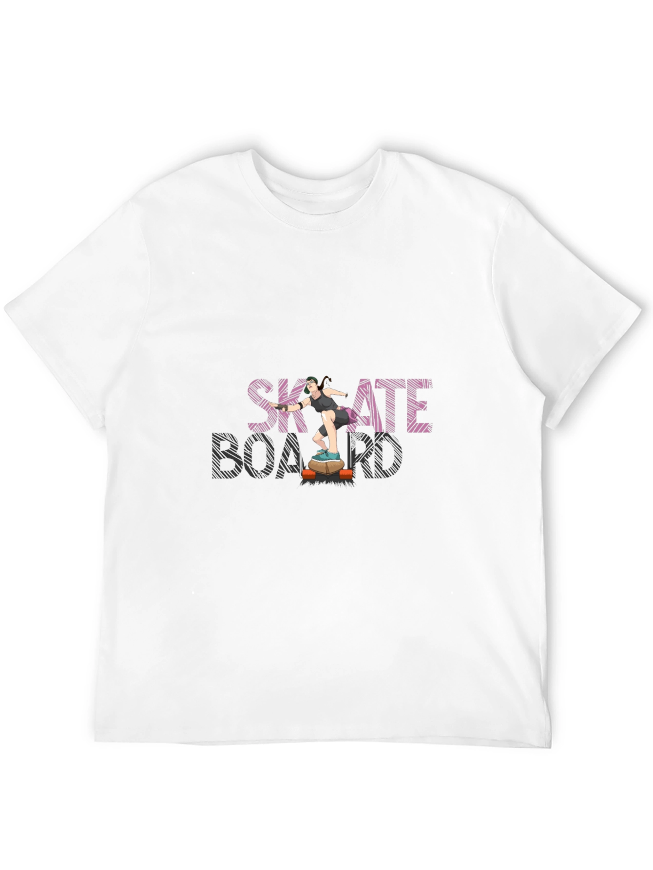 Skateboard Tee - Cool Graphic Print