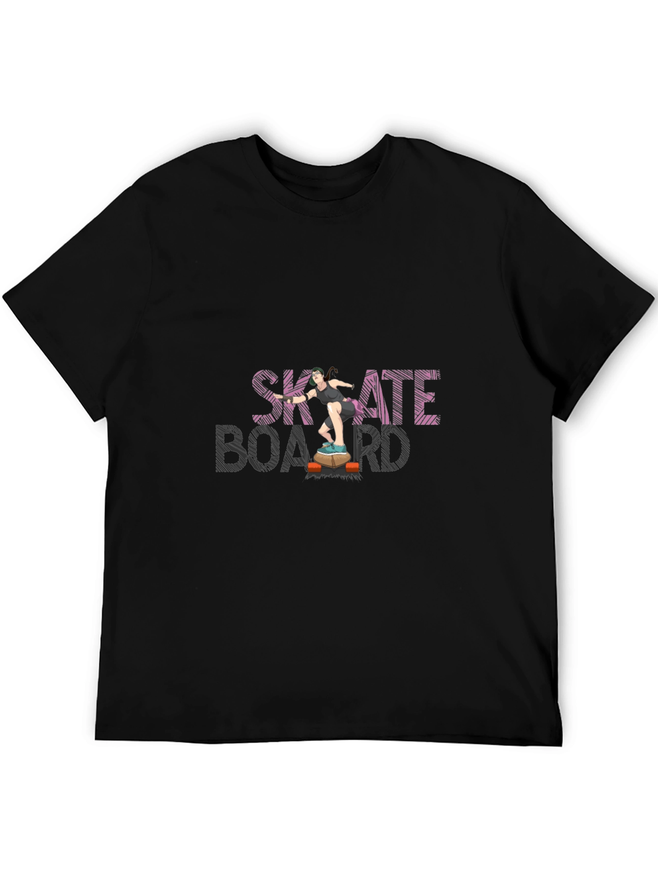 Skateboard Tee - Cool Graphic Print