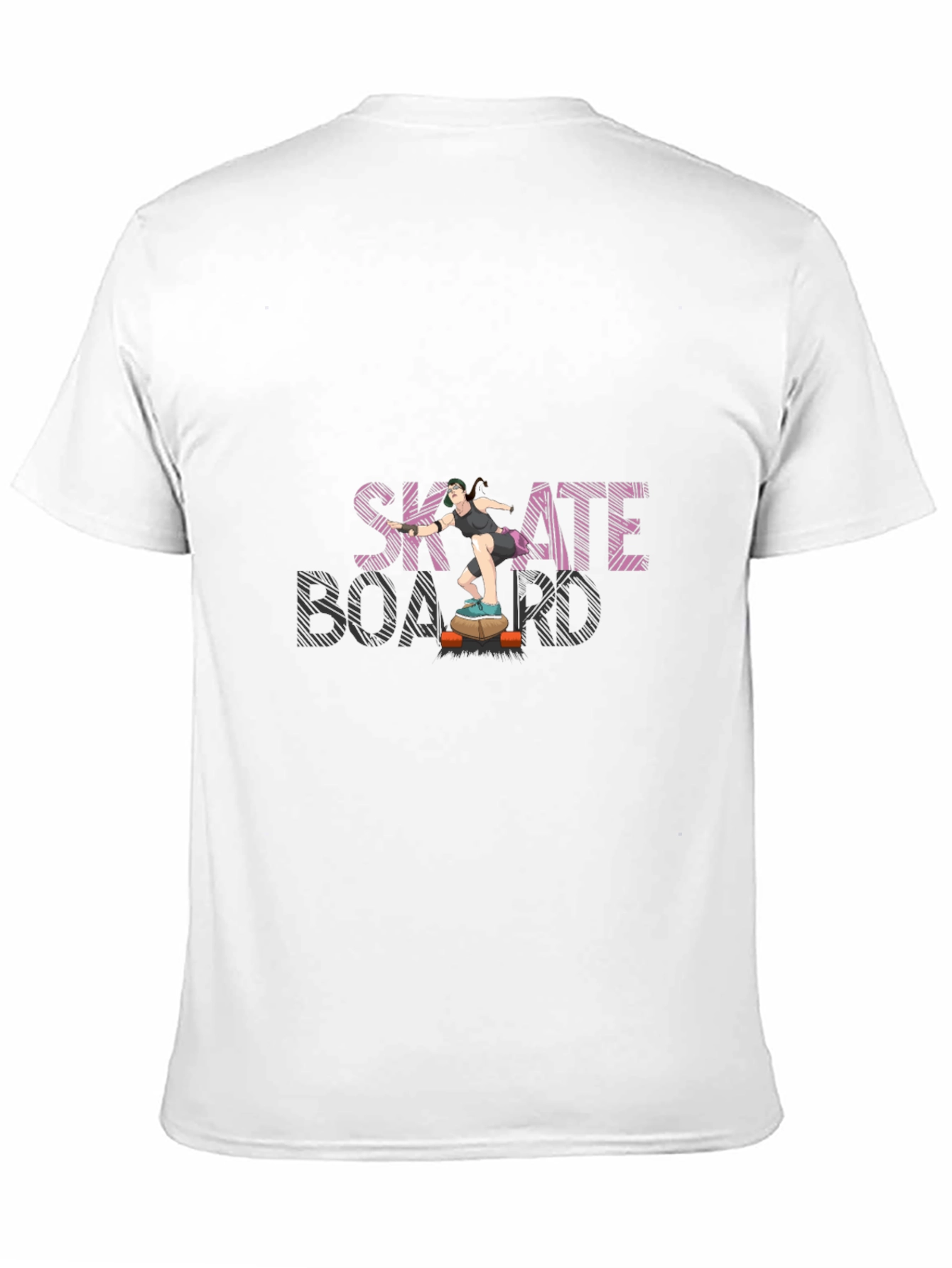 Skateboard Tee - Cool Graphic Print