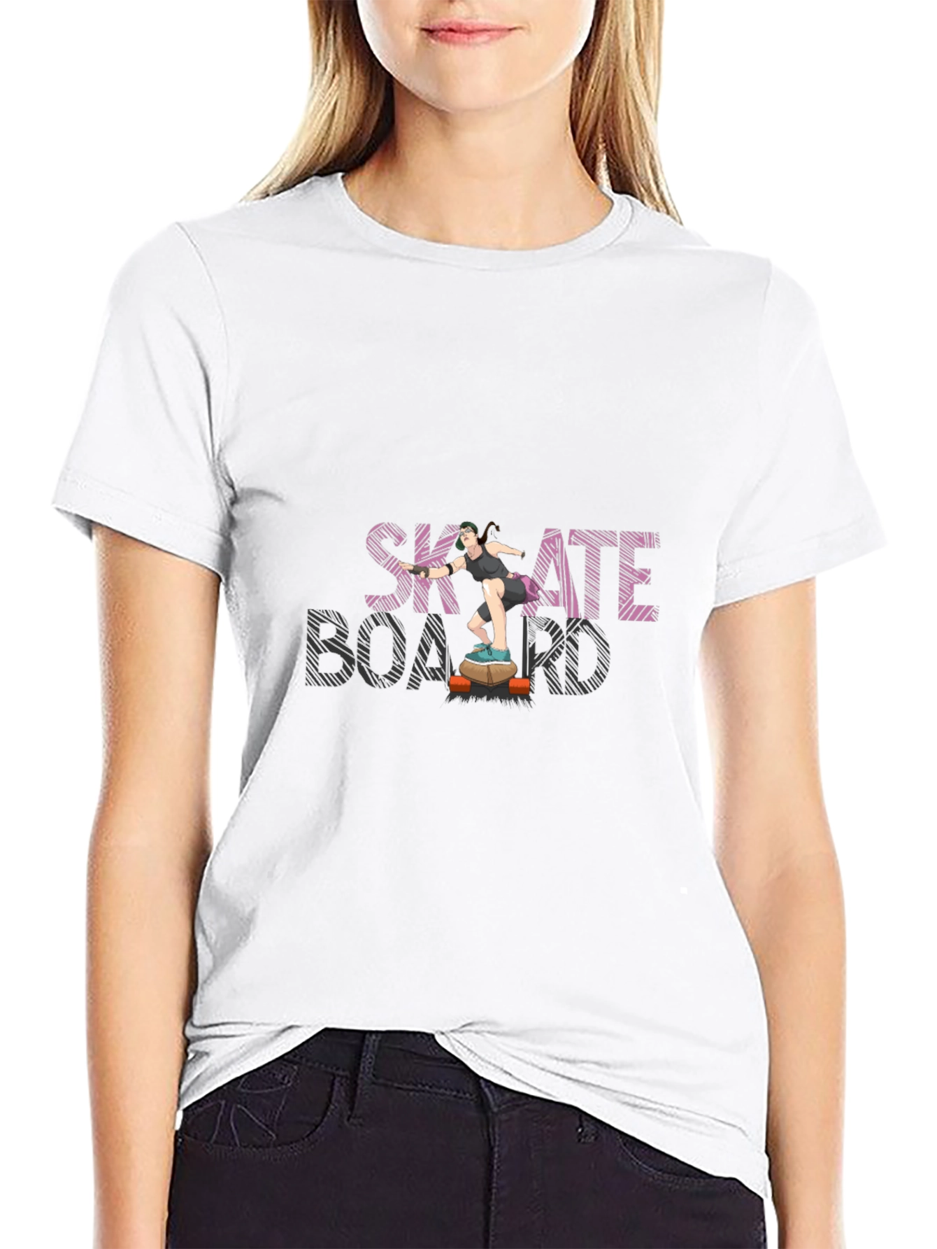 Skateboard Tee - Cool Graphic Print
