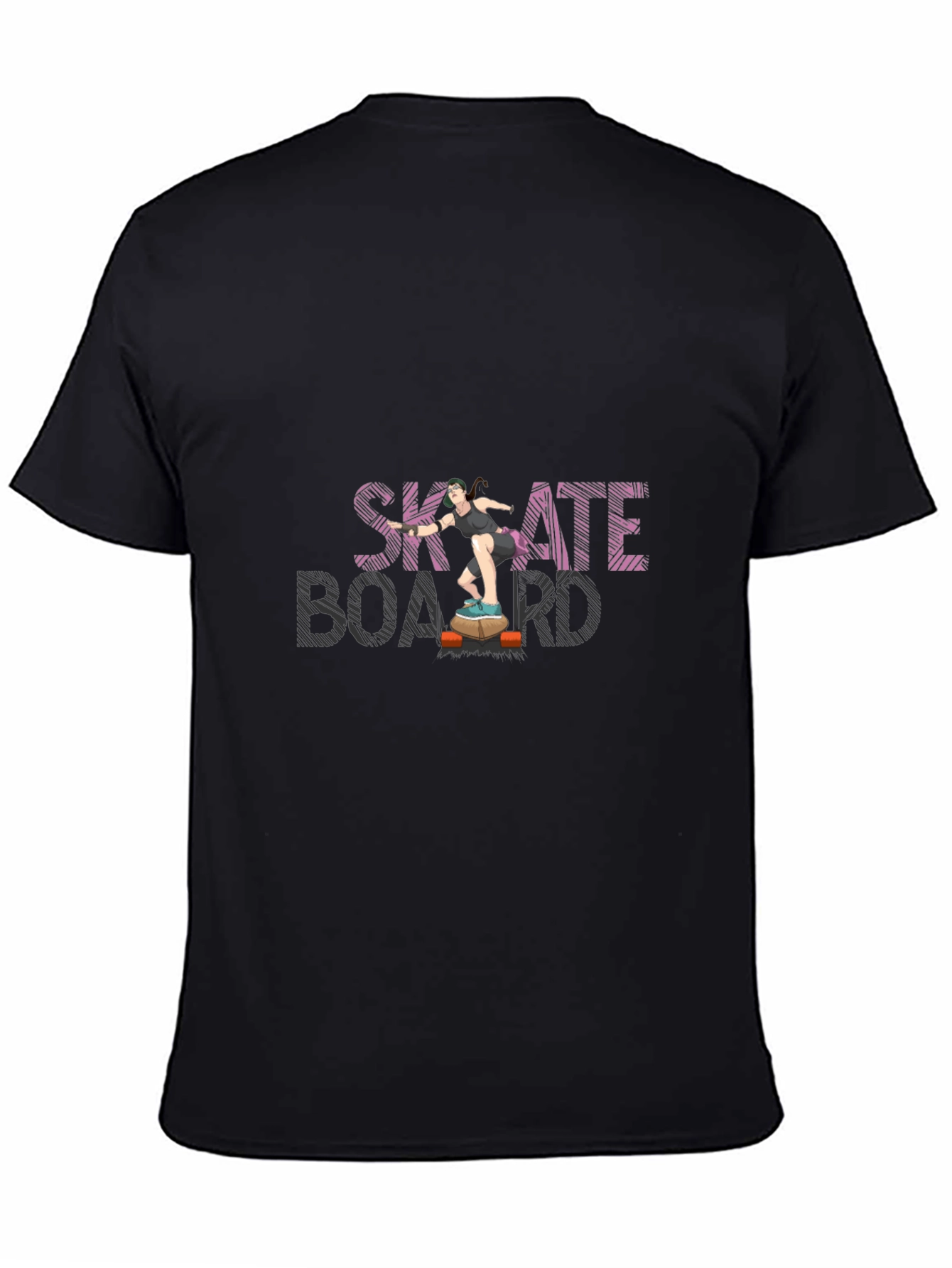 Skateboard Tee - Cool Graphic Print
