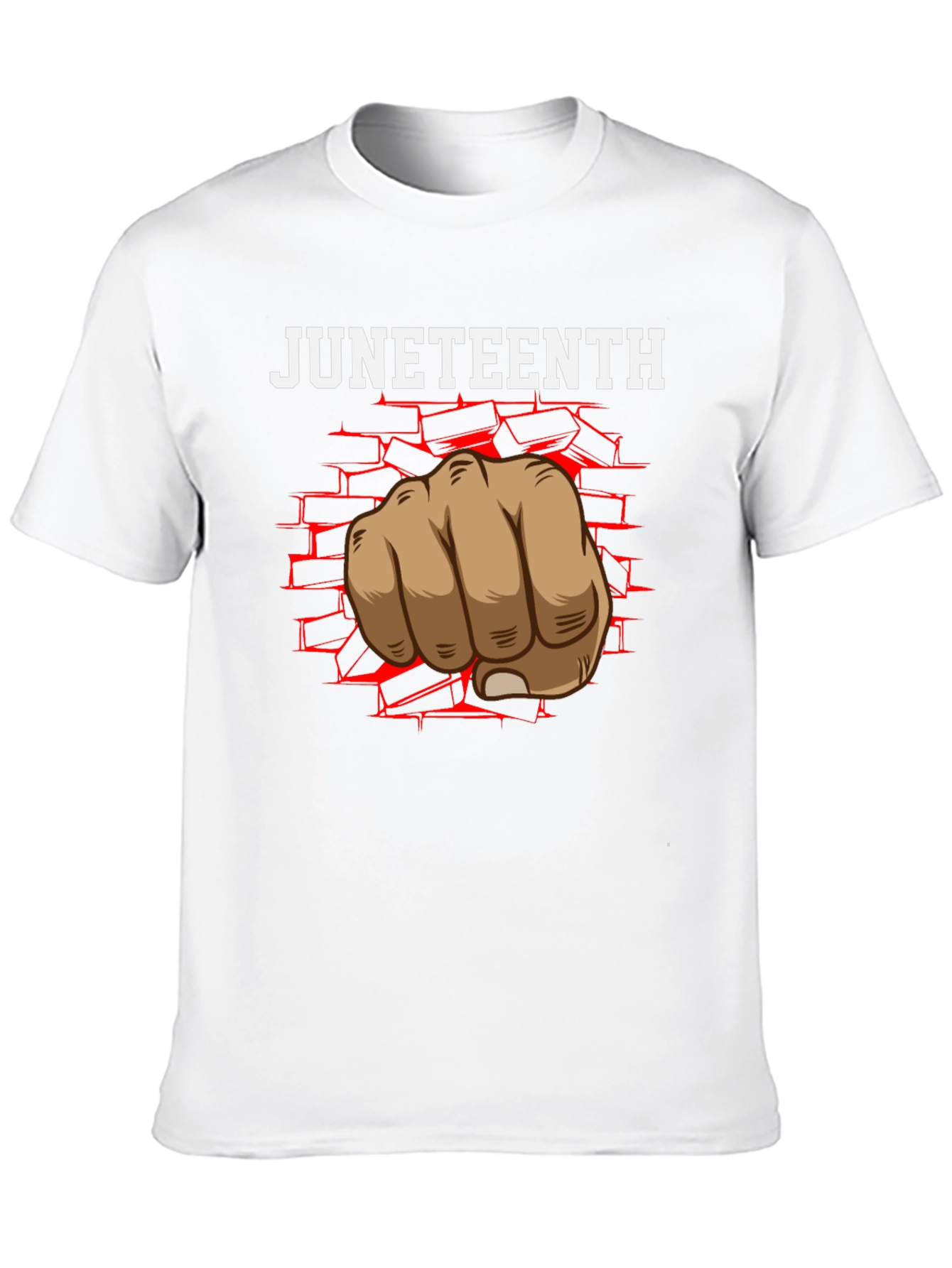 Juneteenth Fist Graphic Tee - Black