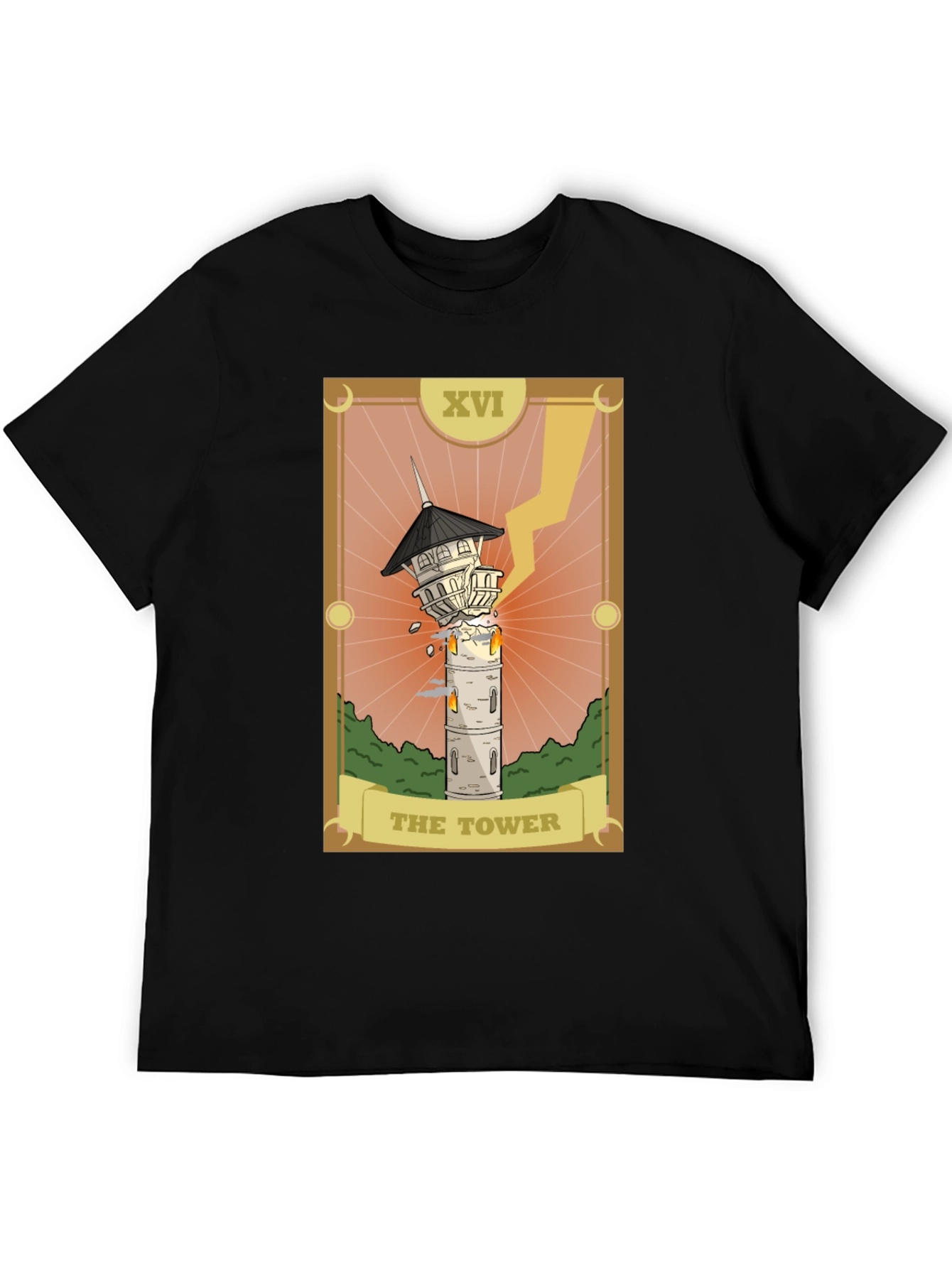 The Tower Tarot Card Graphic Tee