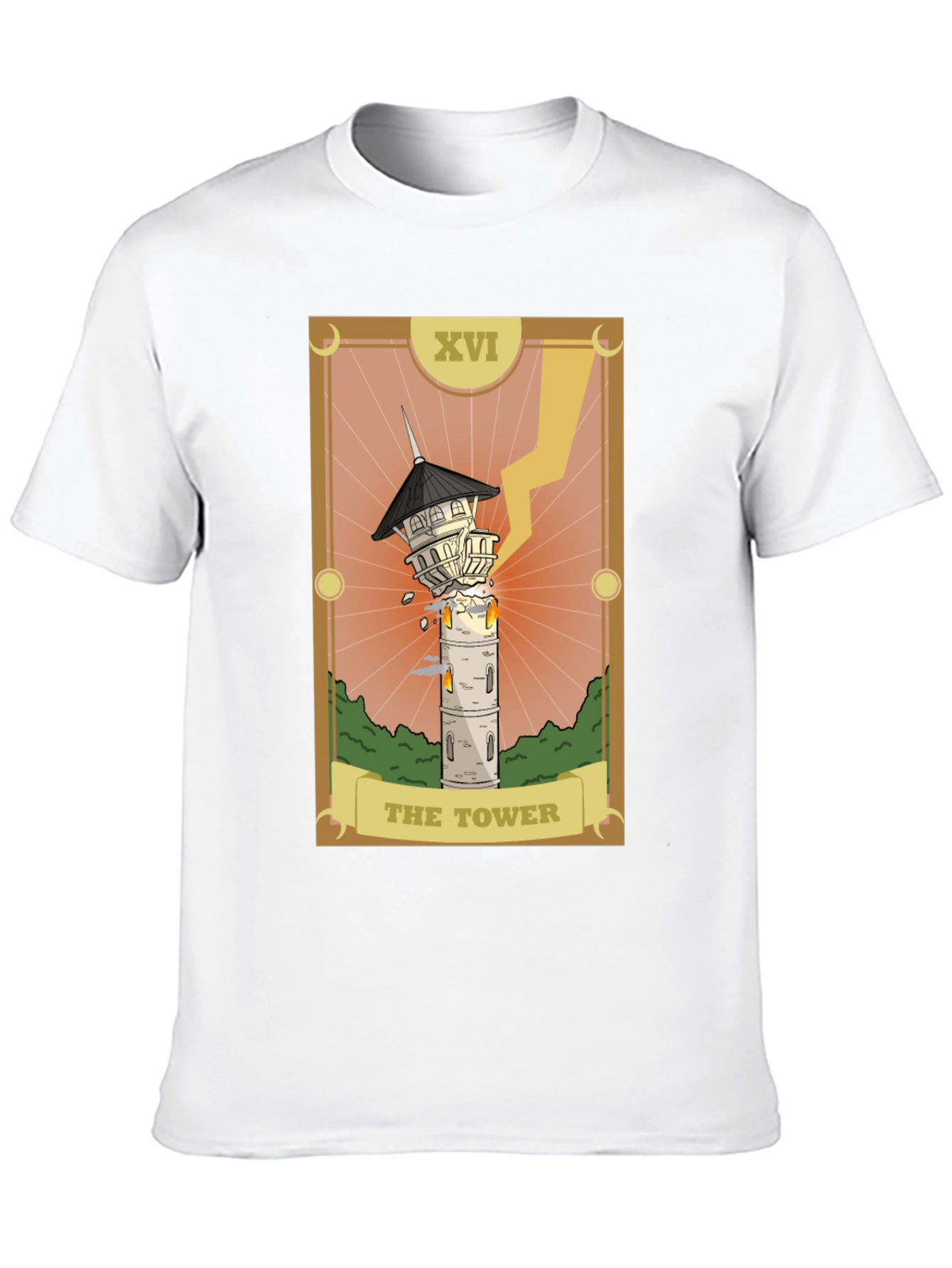 The Tower Tarot Card Graphic Tee