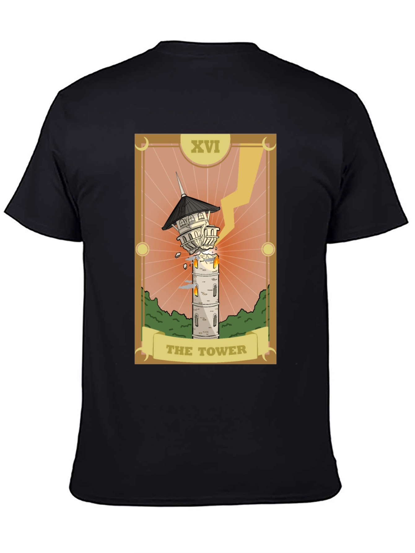 The Tower Tarot Card Graphic Tee