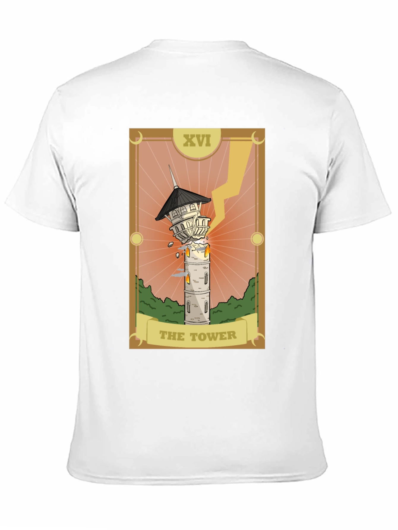 The Tower Tarot Card Graphic Tee