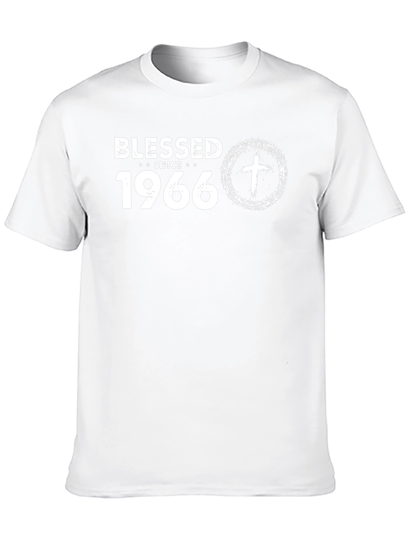 Blessed Since 1966 Graphic Tee - Black