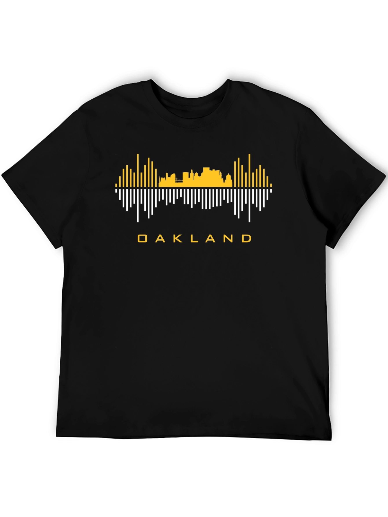 Oakland Skyline T-Shirt - Black Graphic Tee