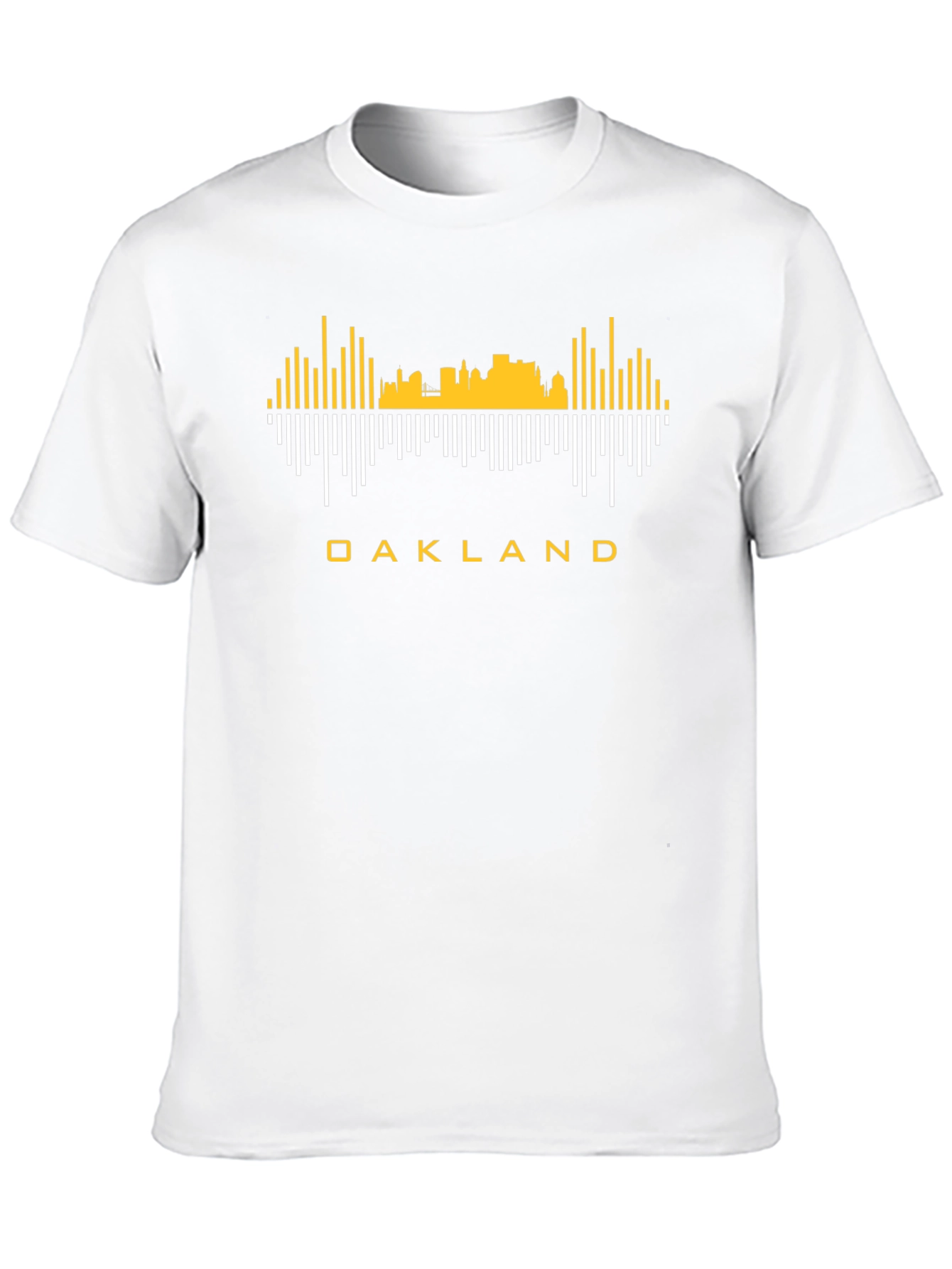 Oakland Skyline T-Shirt - Black Graphic Tee