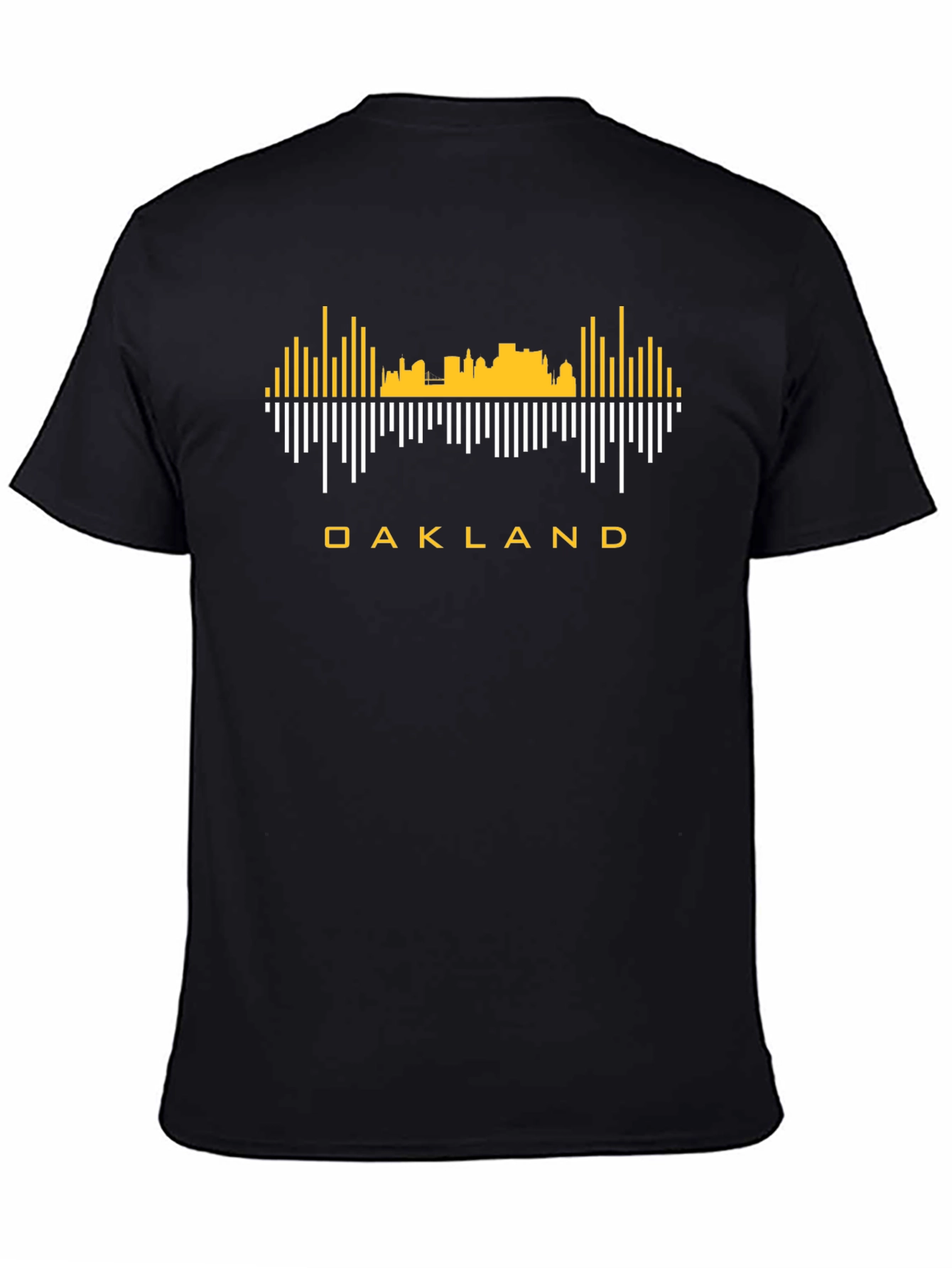 Oakland Skyline T-Shirt - Black Graphic Tee
