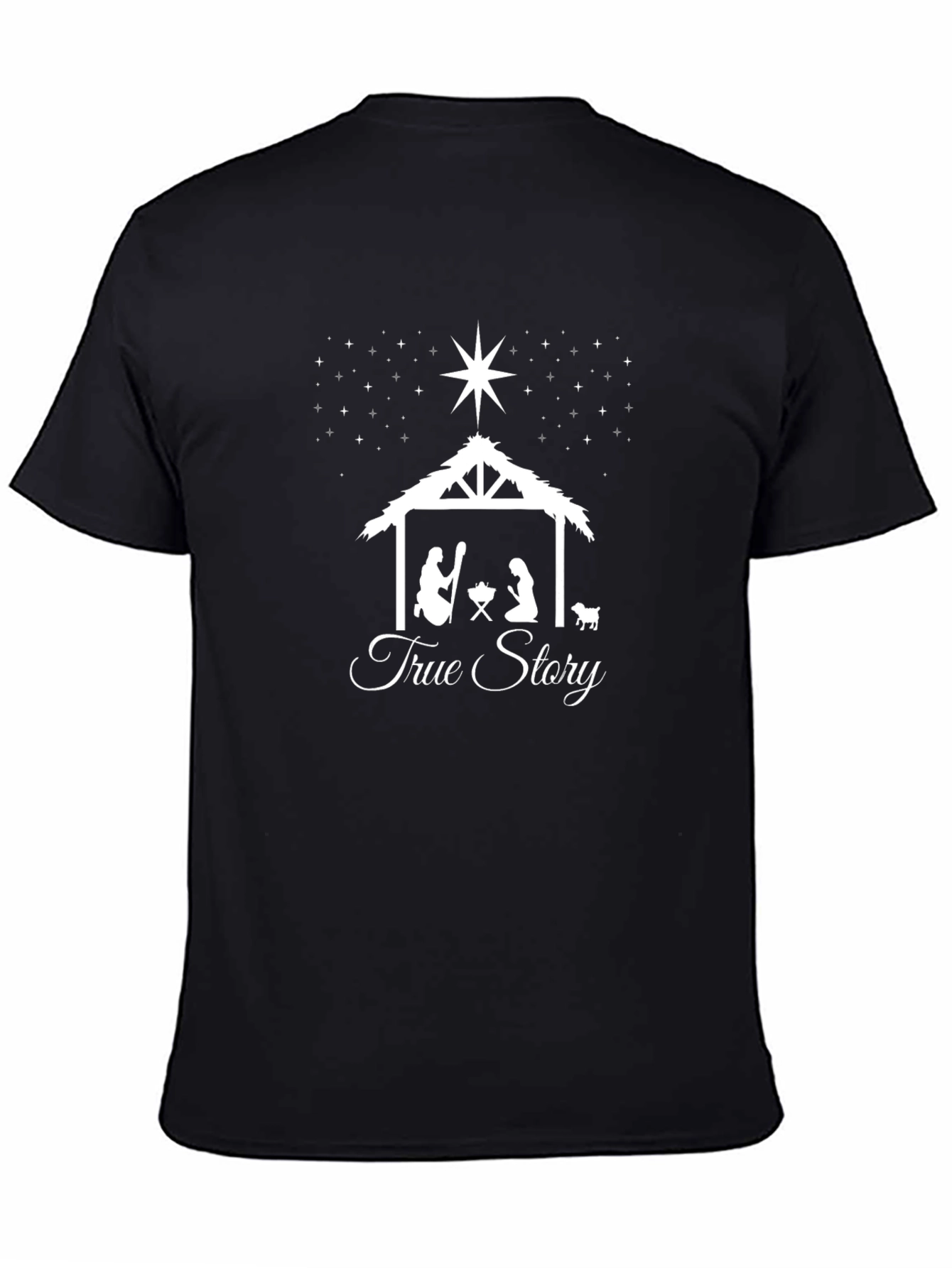 True Story Nativity Scene T-Shirt Christmas Tee