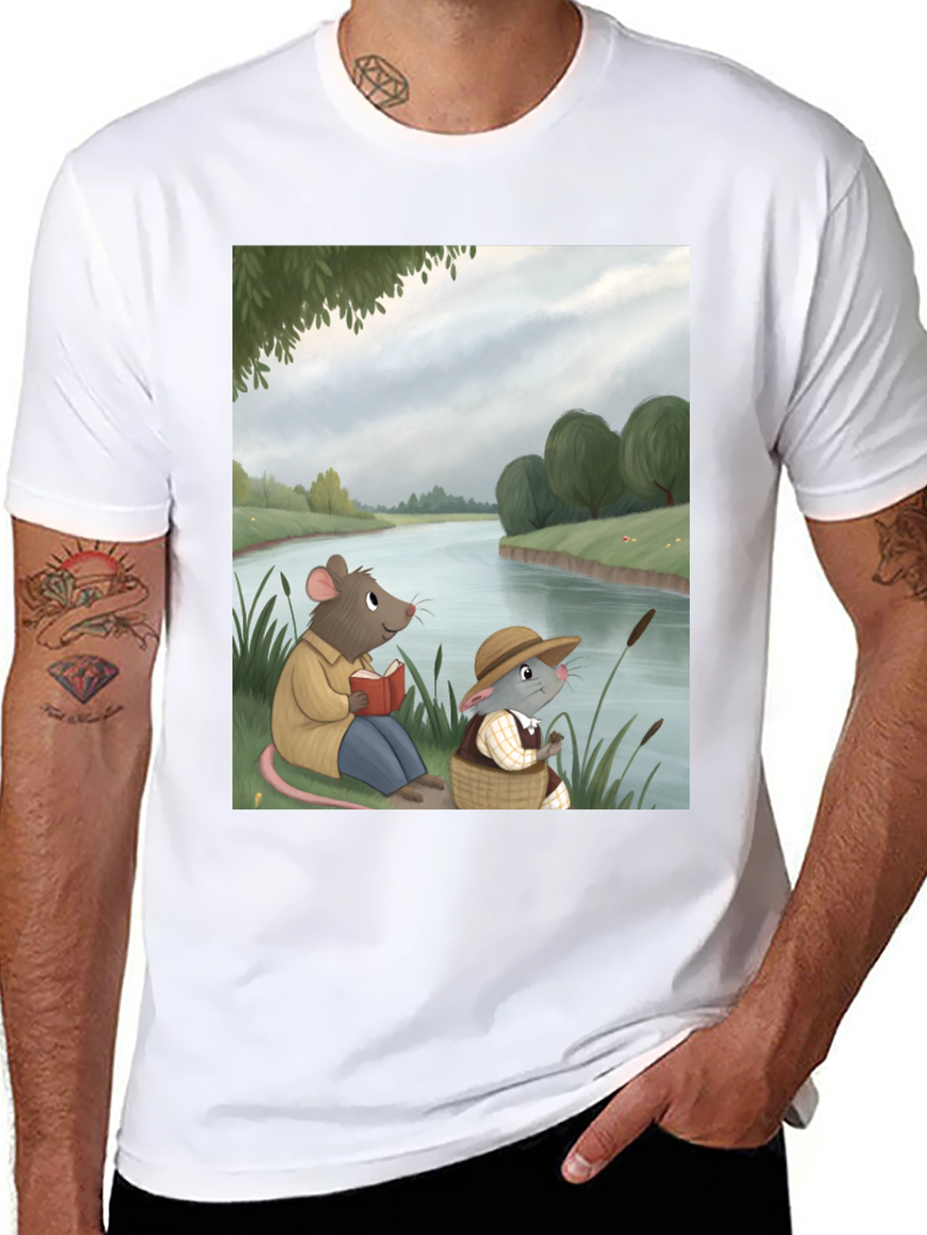 Mouse River Reading Tee