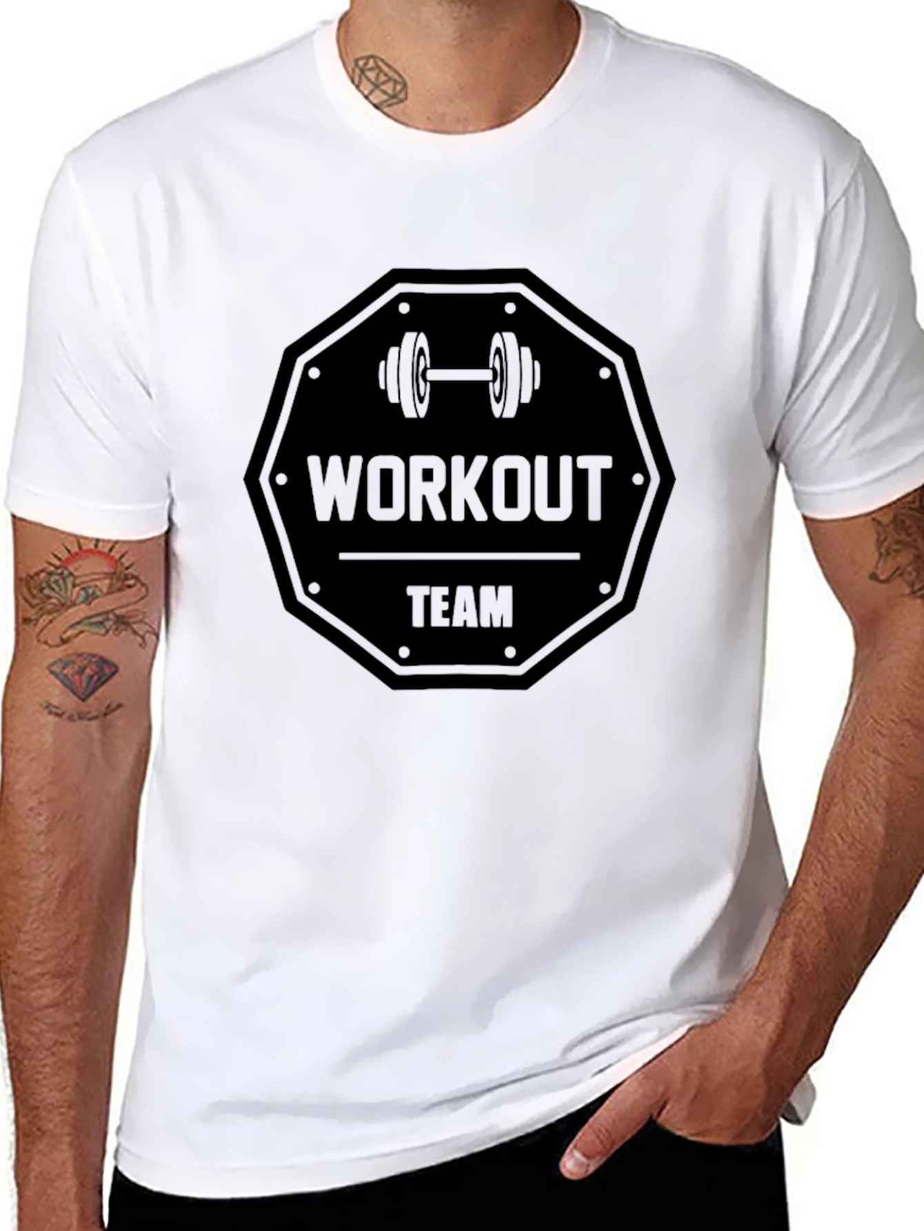 Workout Team Black T-Shirt