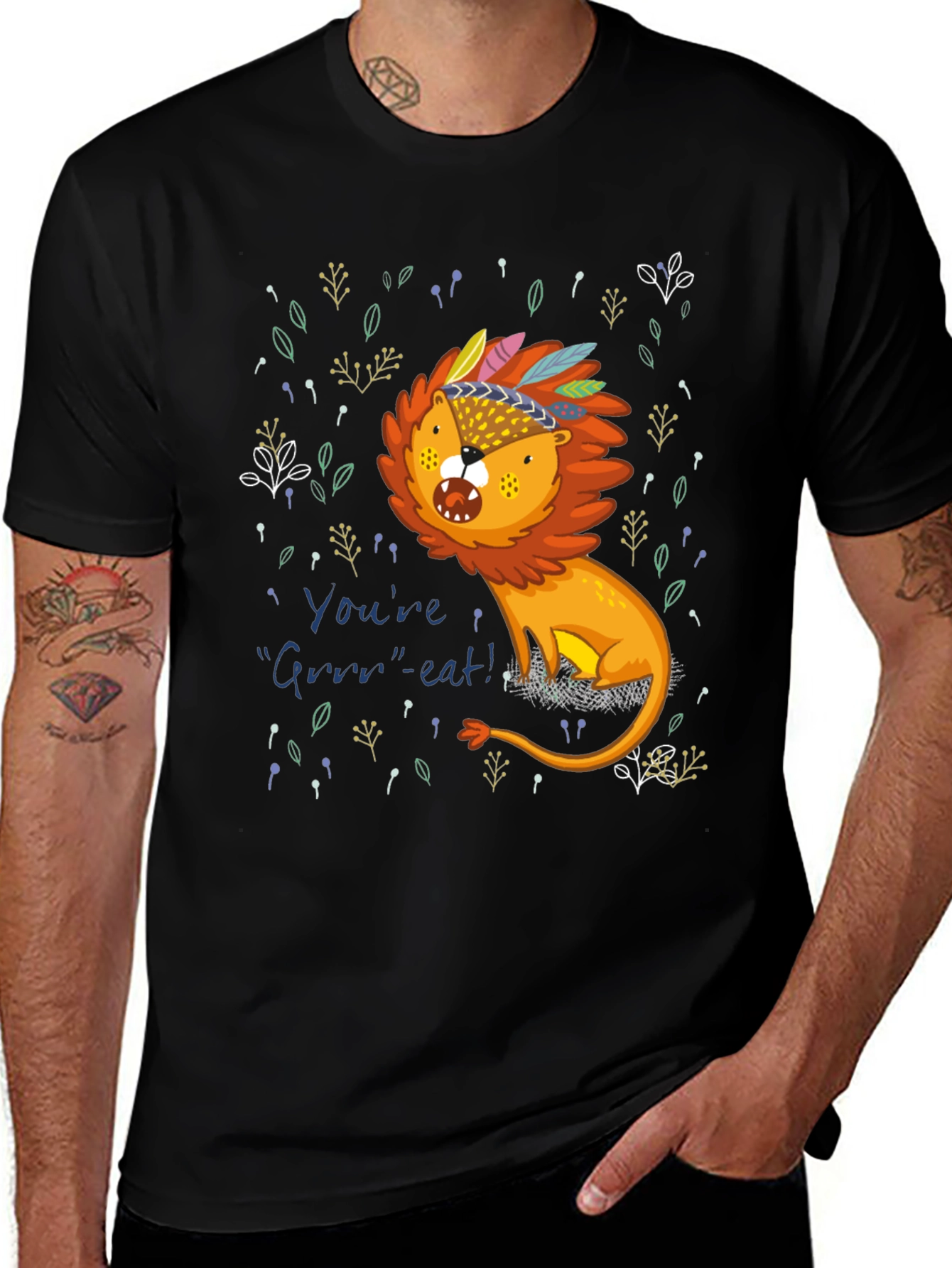 Lion Graphic Tee - Youre Grrr-eat!