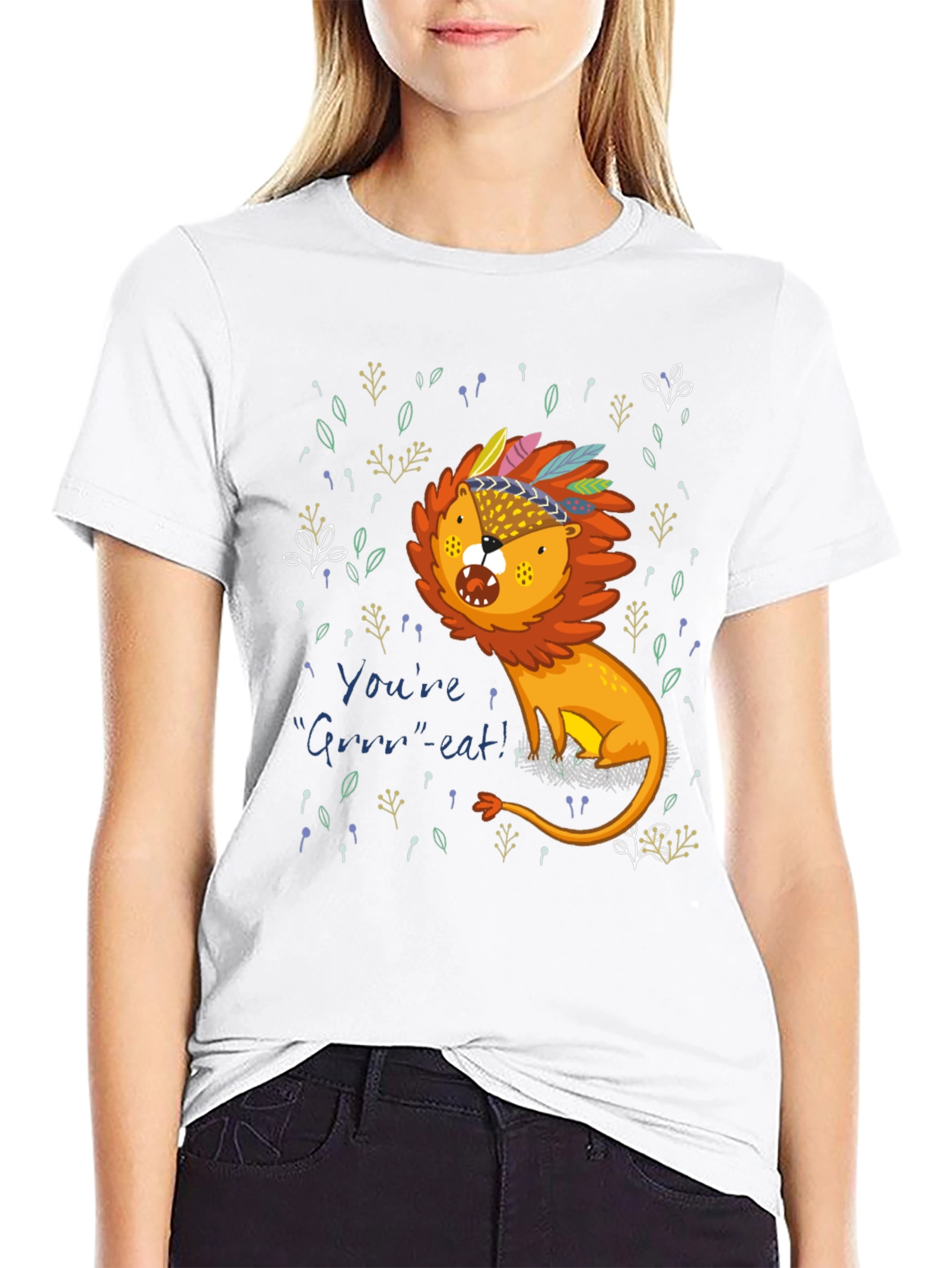 Lion Graphic Tee - Youre Grrr-eat!