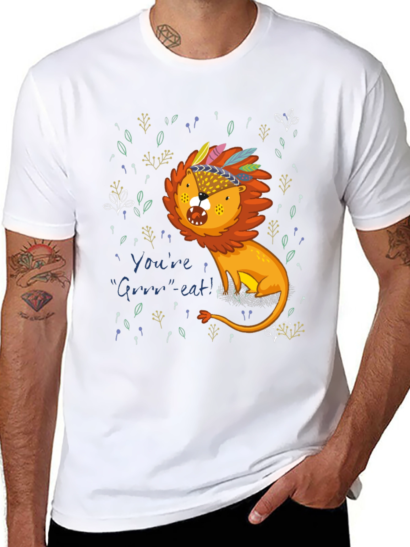 Lion Graphic Tee - Youre Grrr-eat!